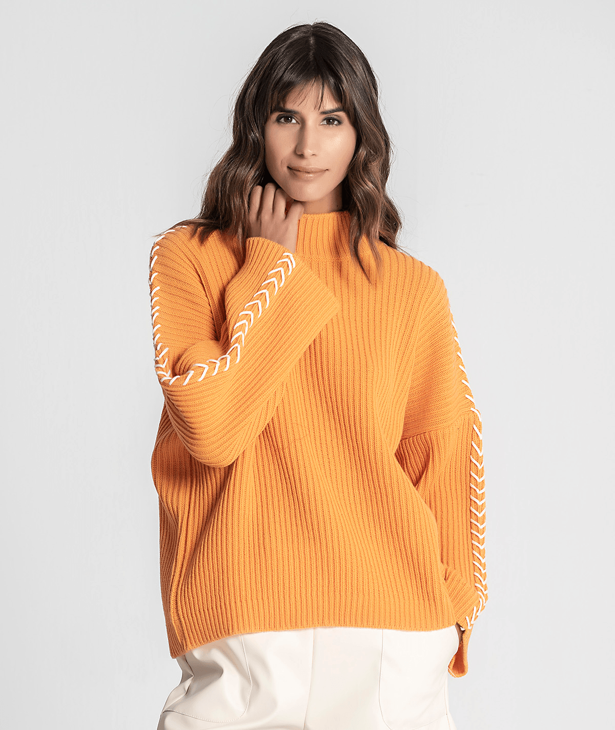 Camisola oversize canelada RÜGA