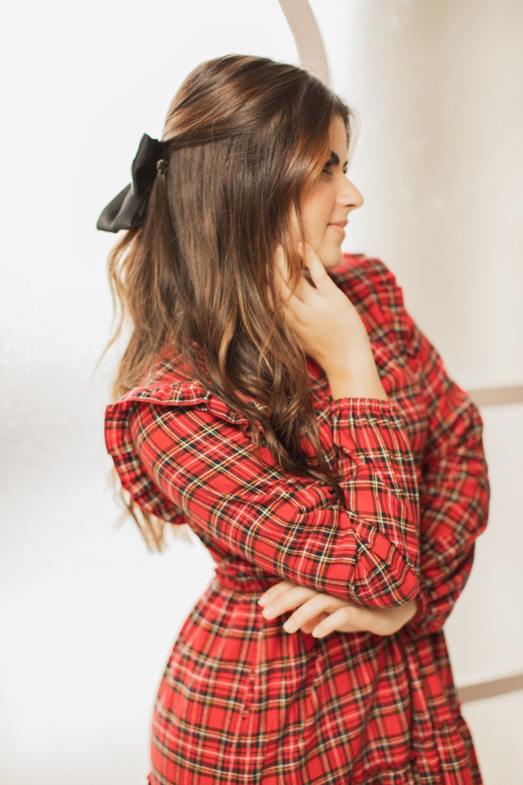 Vestido de franela a cuadros
