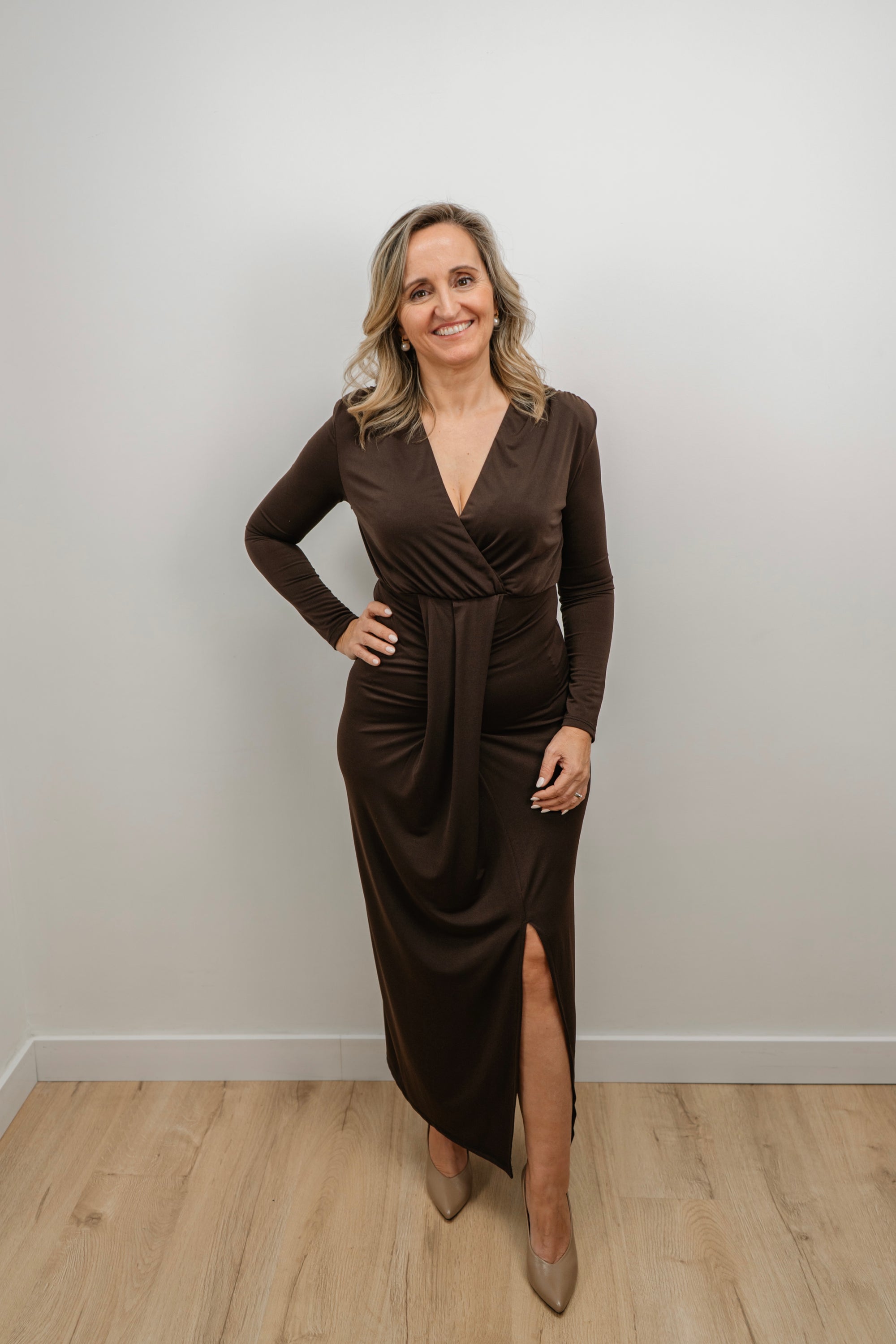 Vestido de punto elástico