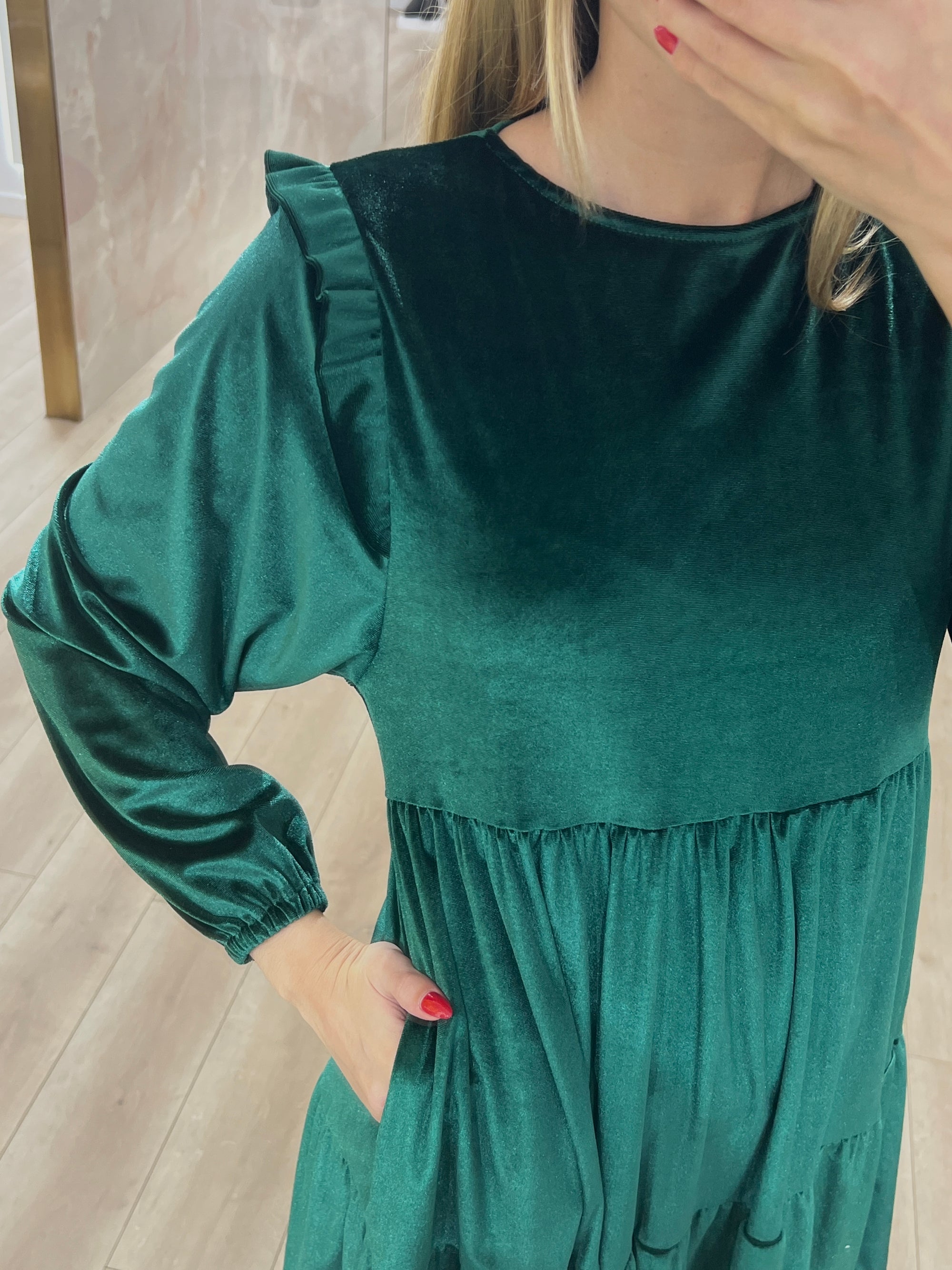 Short Velvet Dress