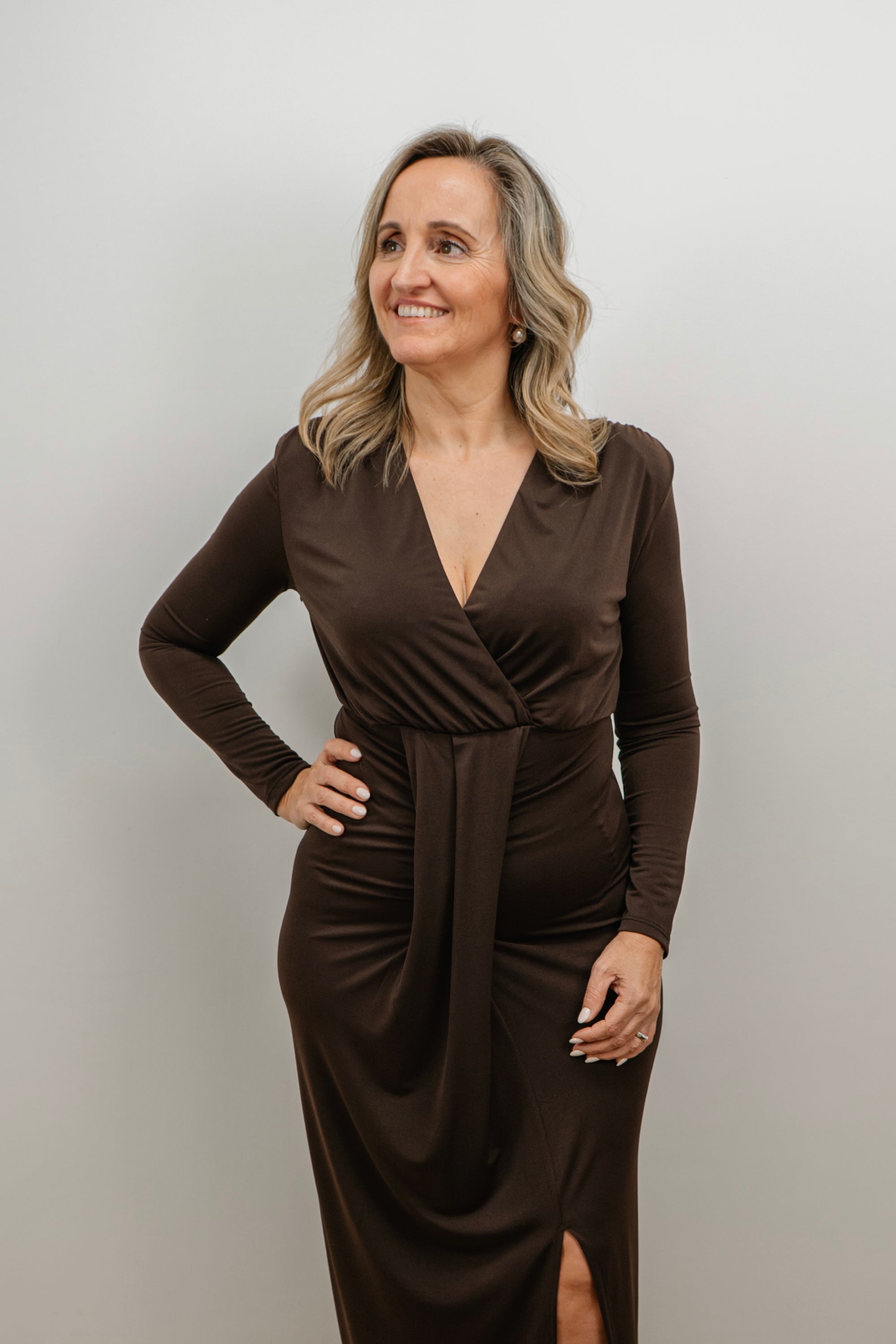 Vestido de punto elástico