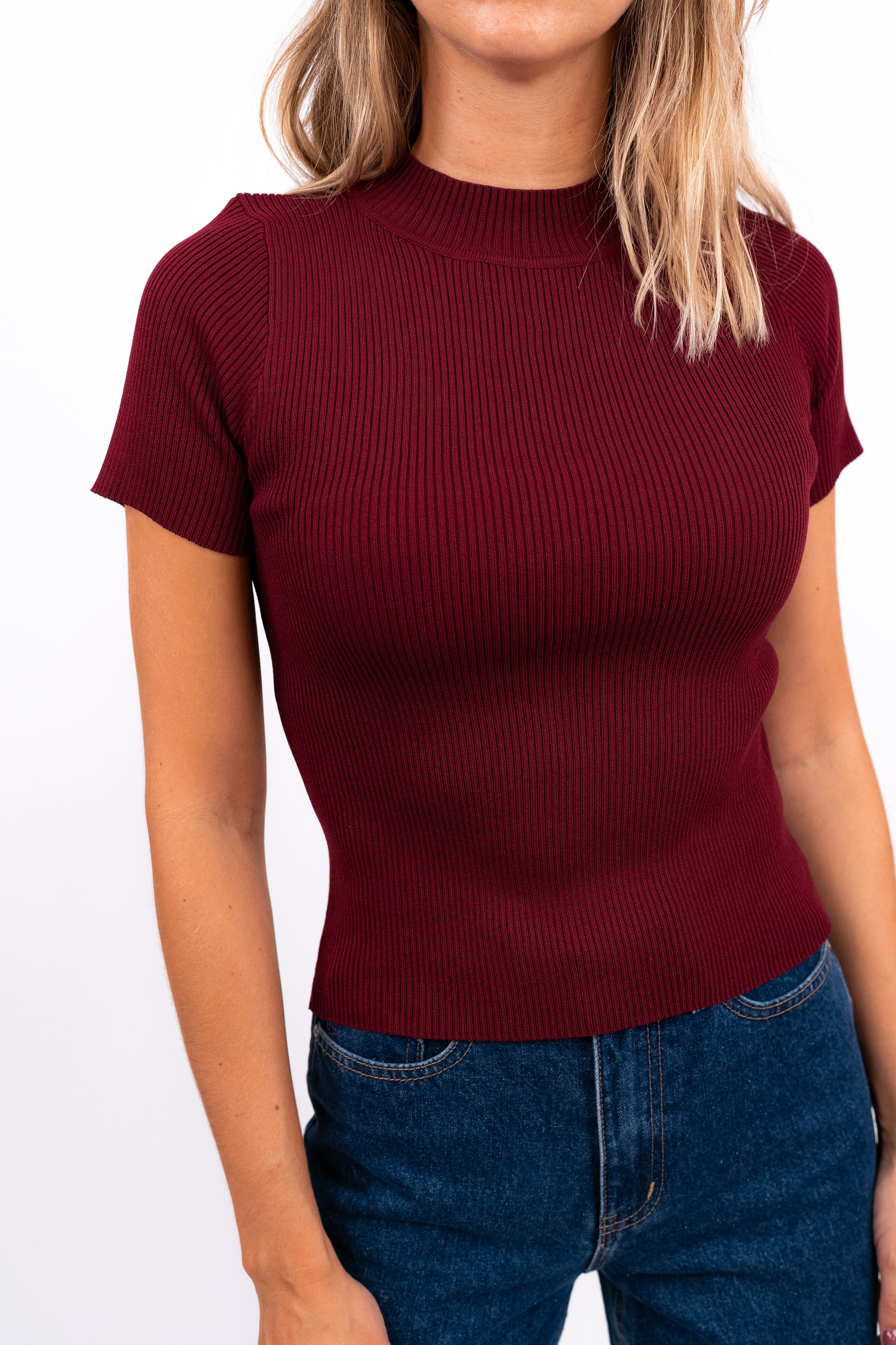 Camisola de Malha Canelada