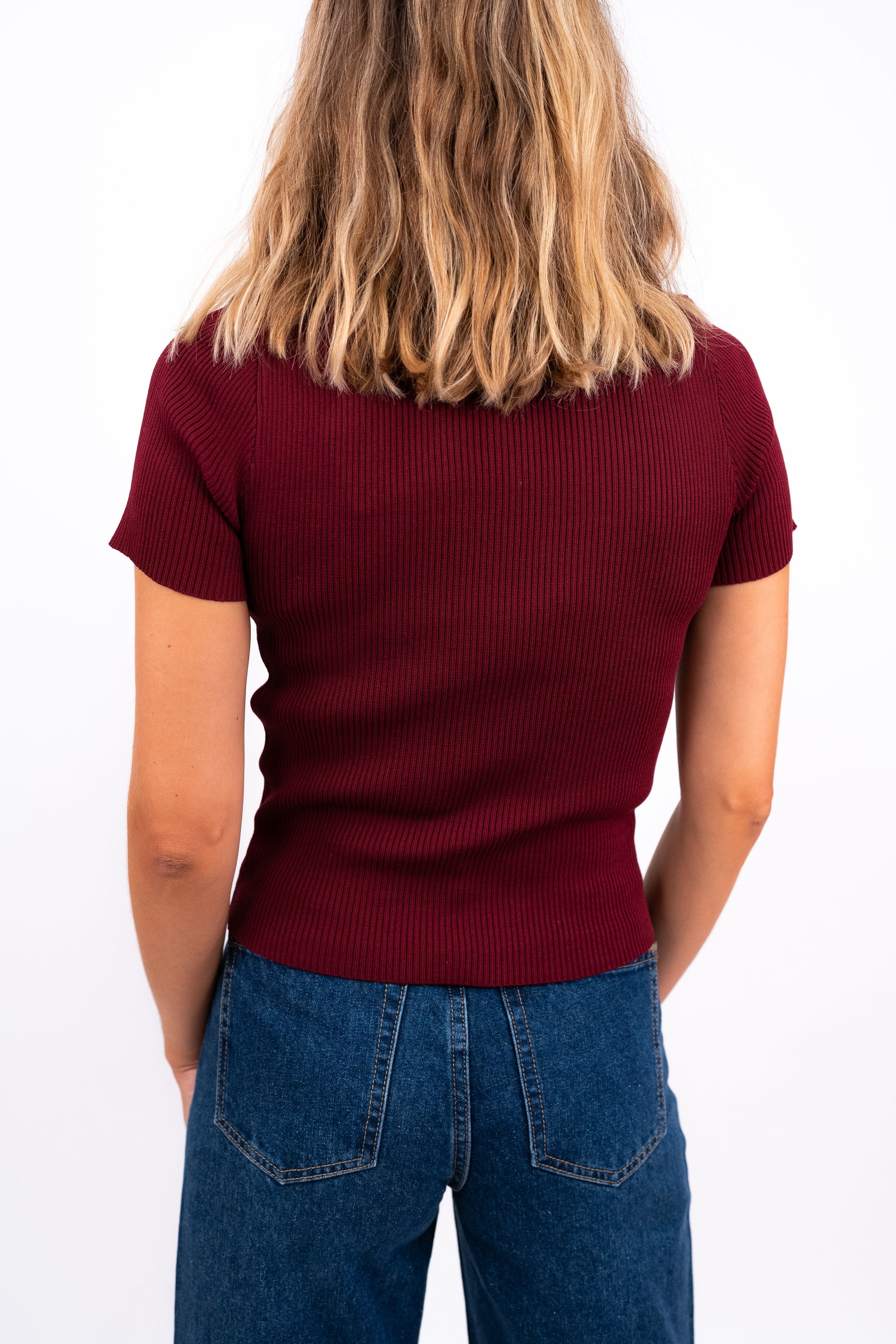 Camisola de Malha Canelada