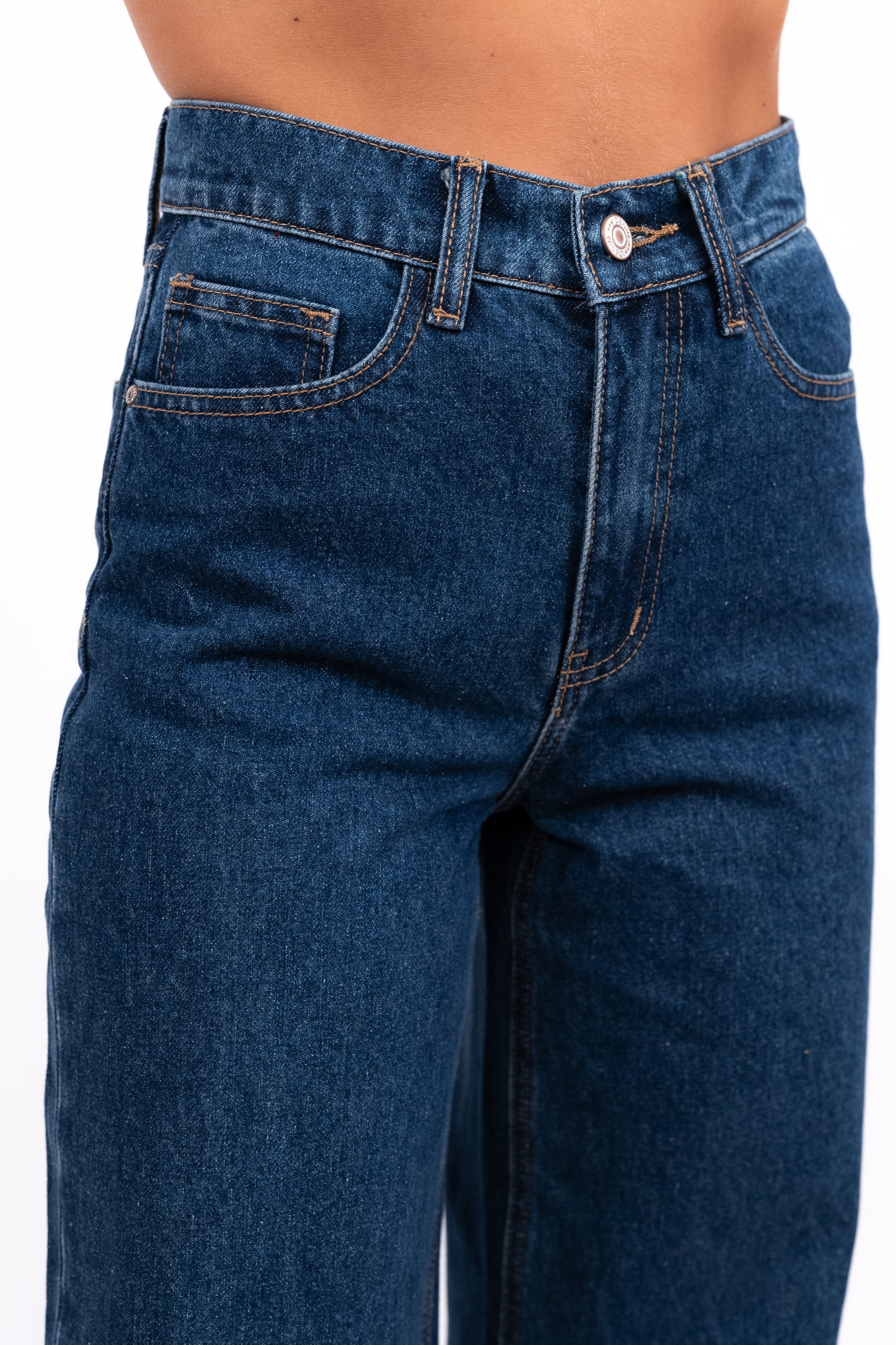 Jeans de pierna ancha de primera calidad