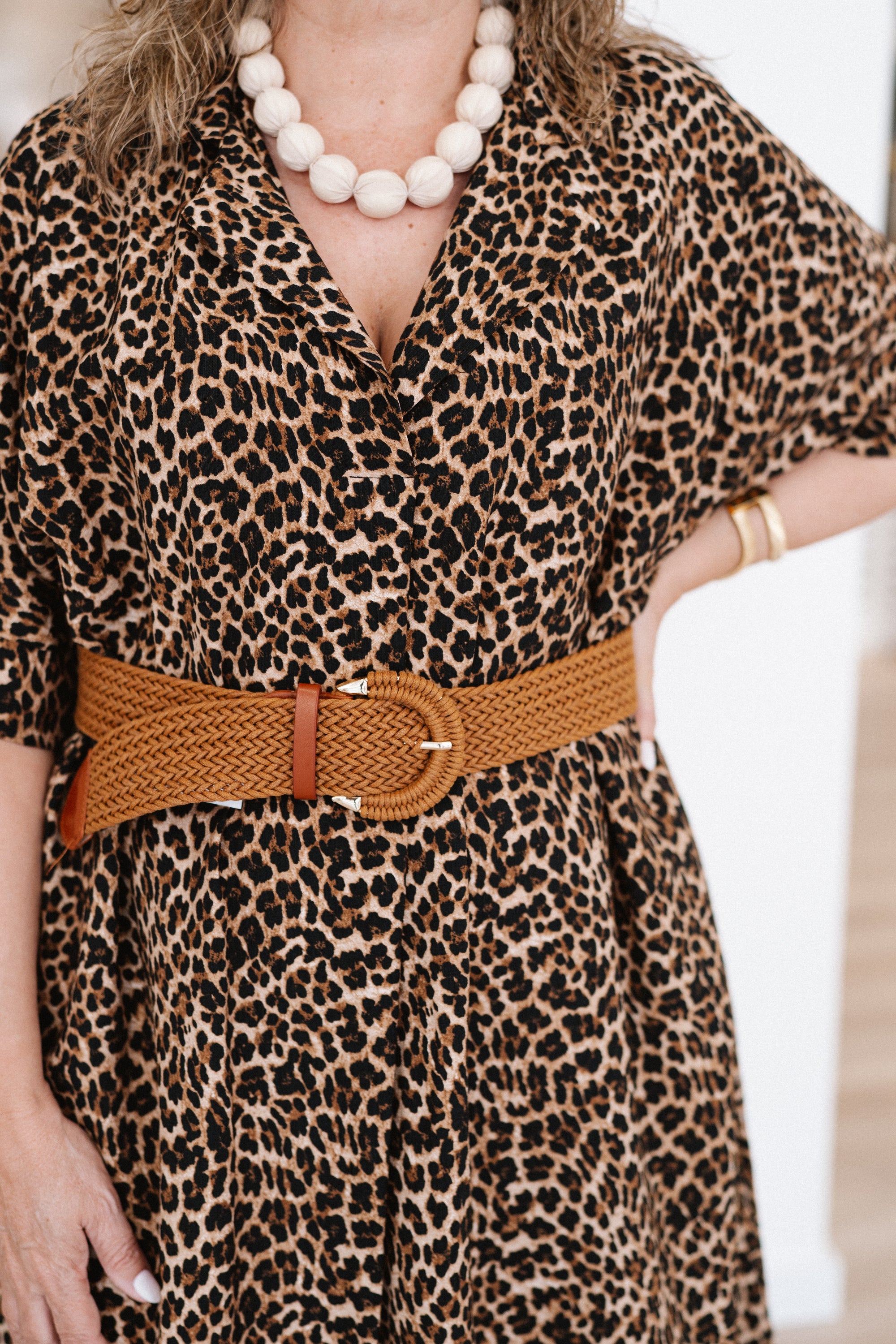 Vestido Oversize Animal Print