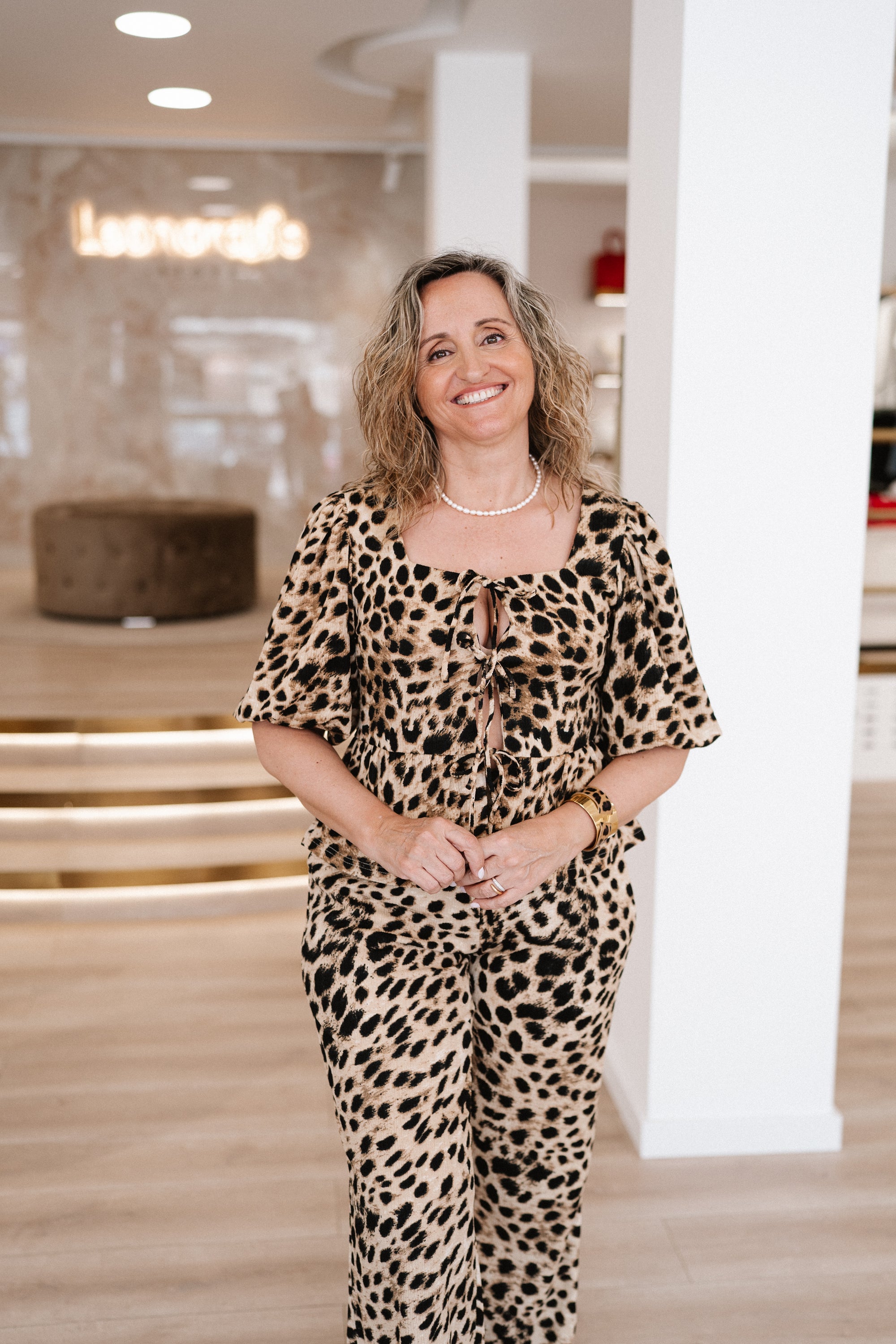 Blusa de Atilhos Animal Print