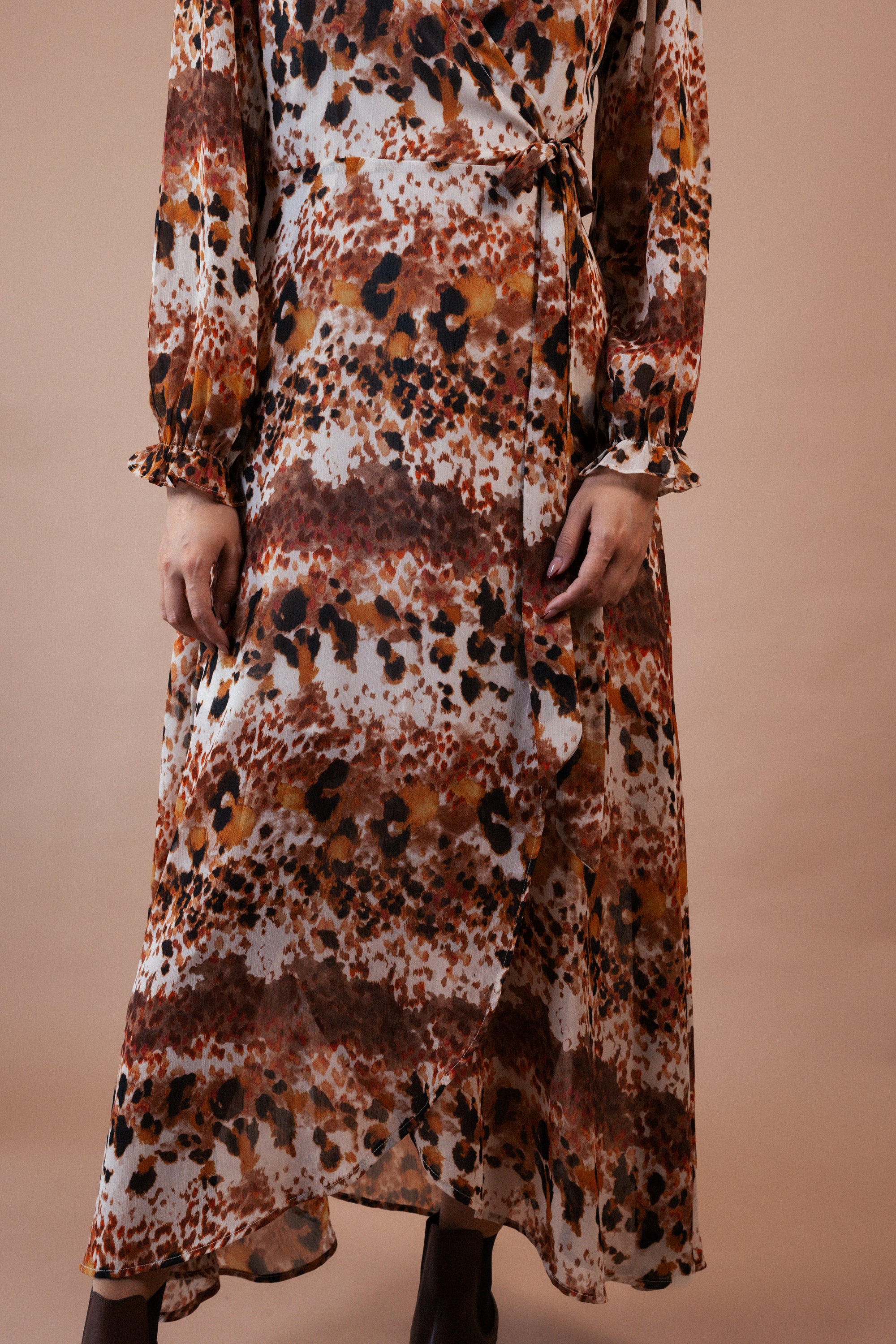Vestido Envelope Estampado