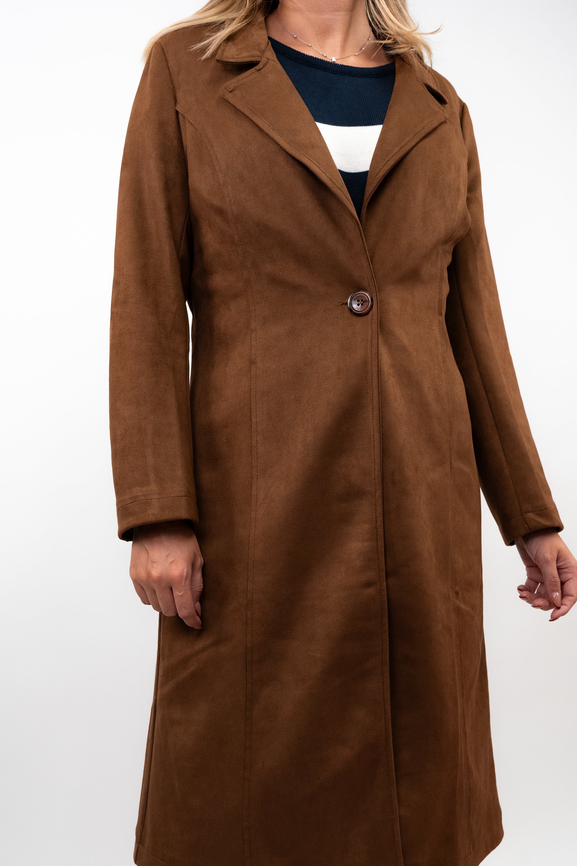 Long Coat With Button