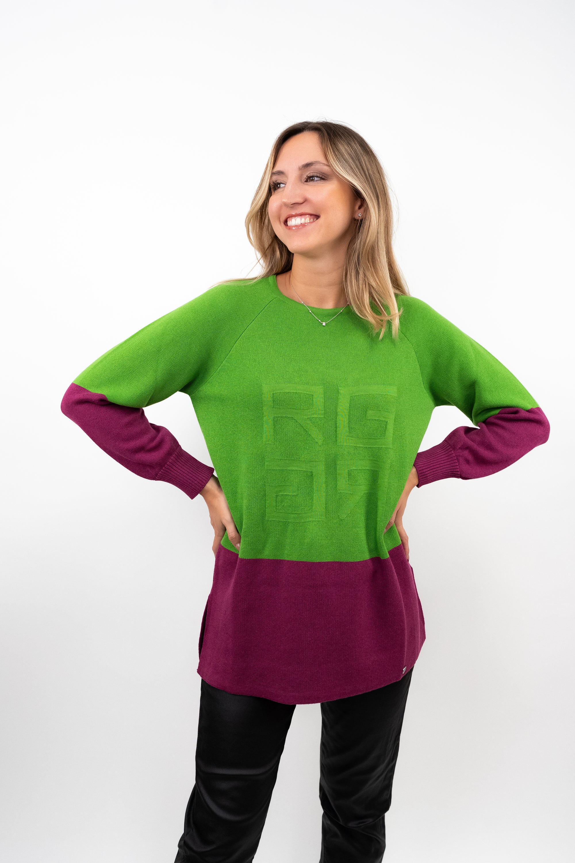 Camisola Bicolor Com Relevo RG