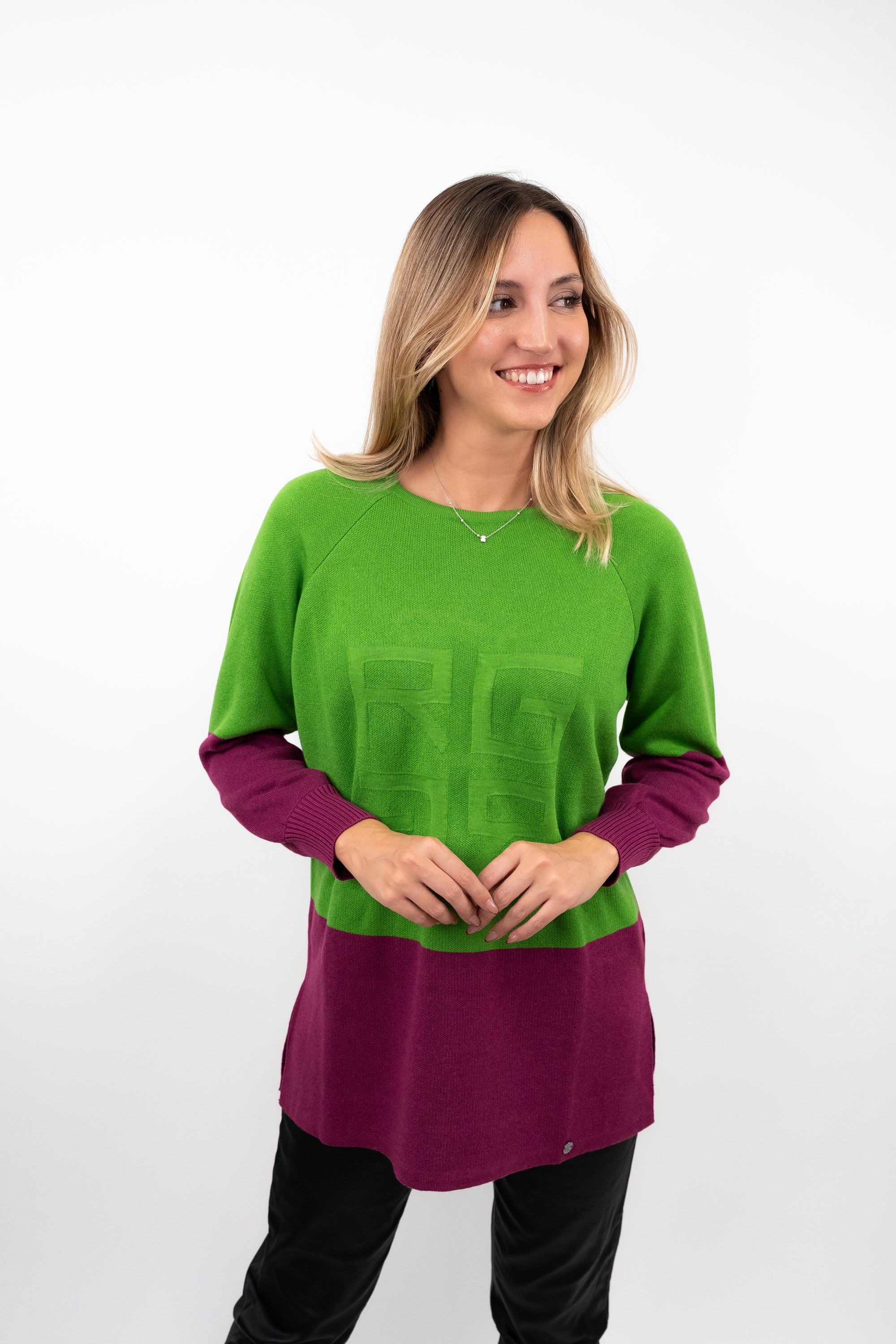 Camisola Bicolor Com Relevo RG