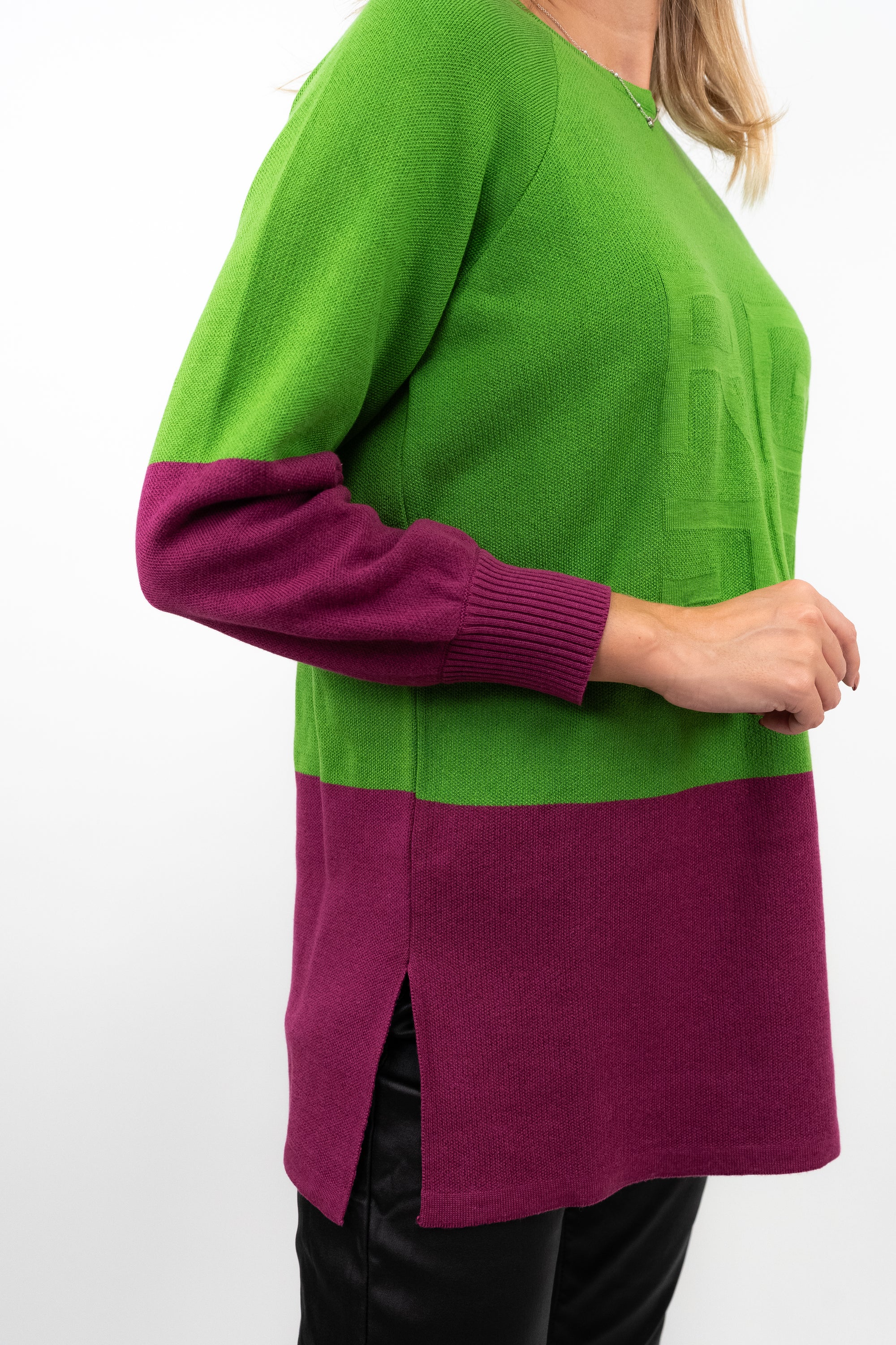 Camisola Bicolor Com Relevo RG