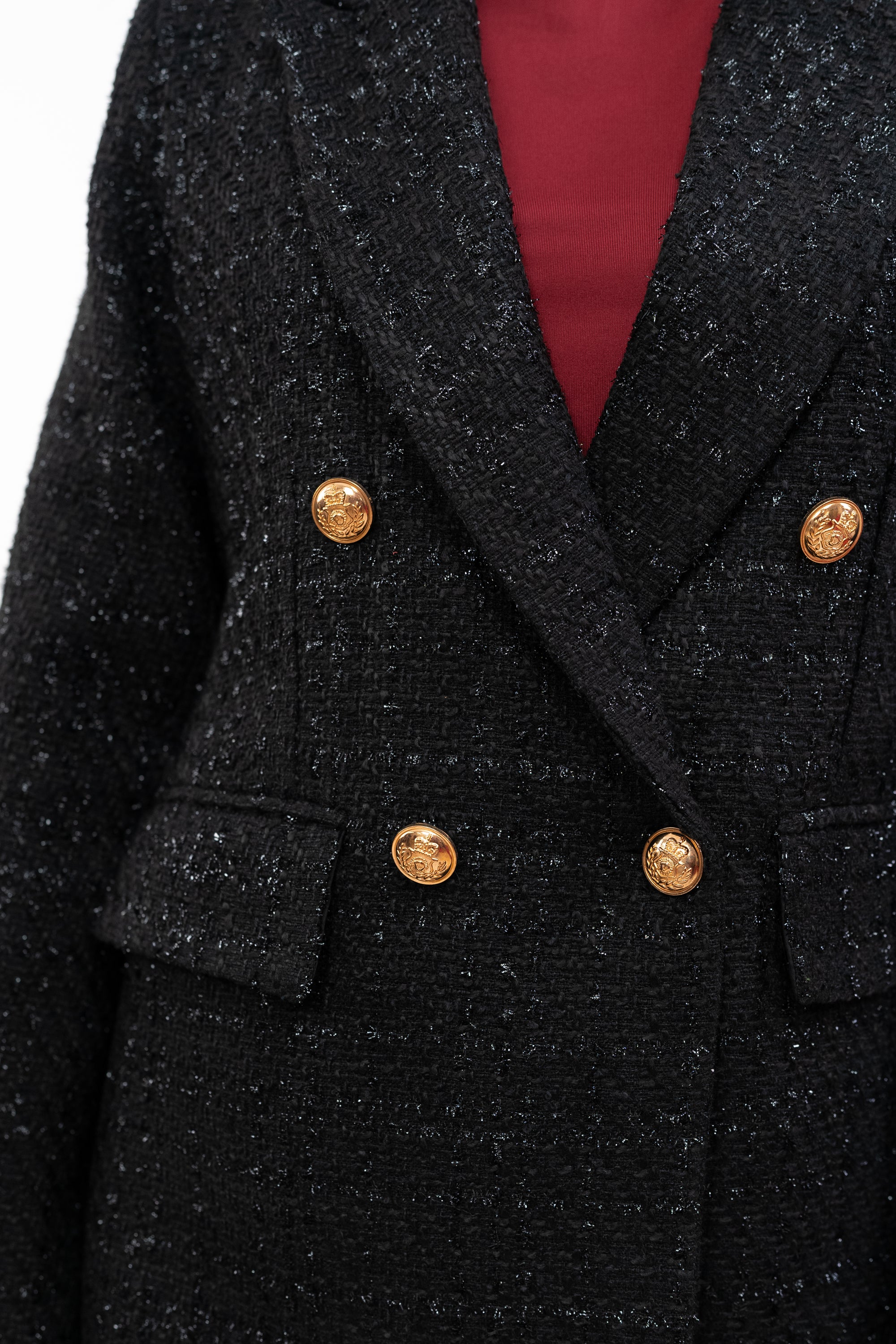 Blazer Tweed com Brilhos