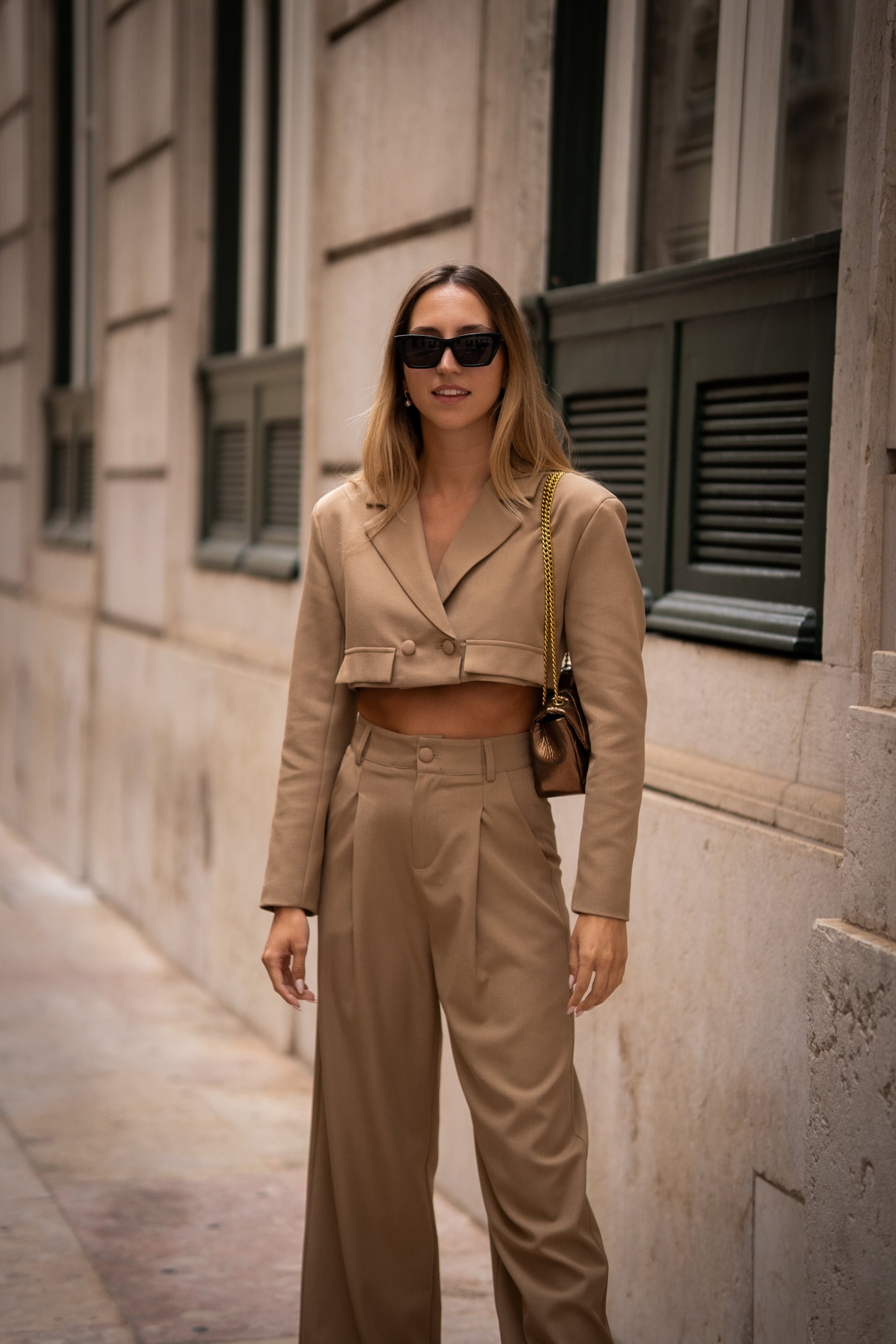 Blazer Cropped + Calça