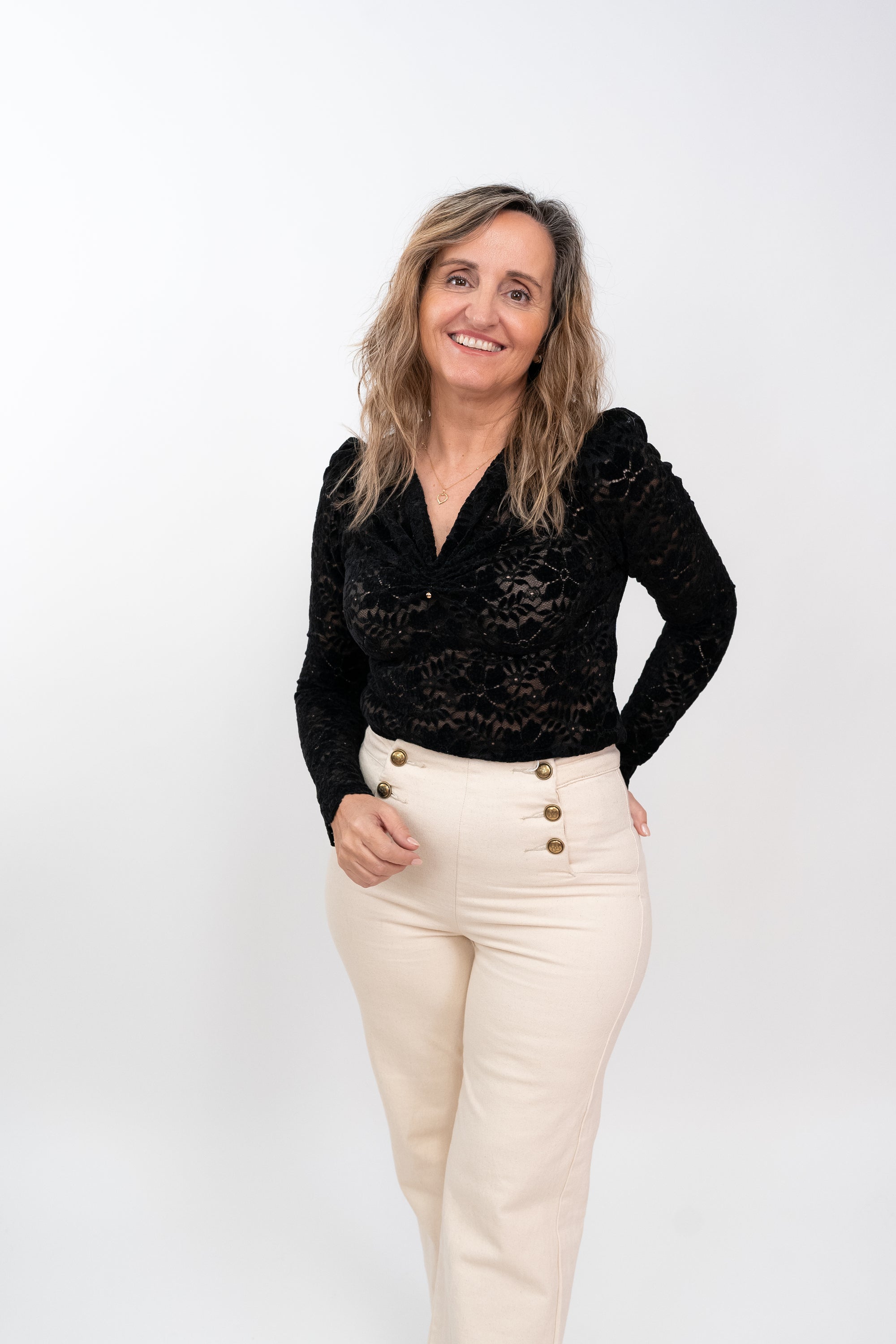 Camisola de Renda Macia