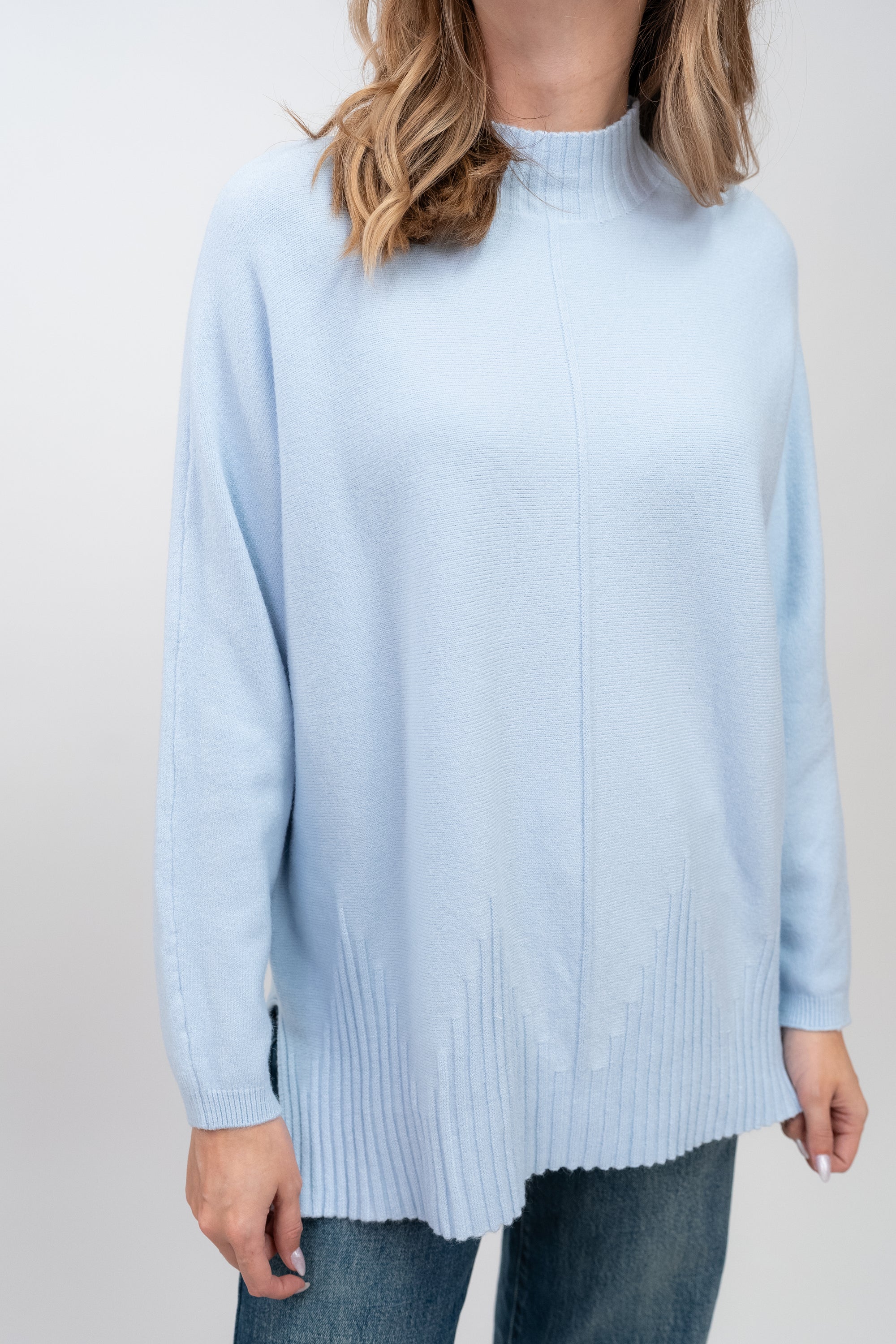 Camisola de Malha com Meia Gola