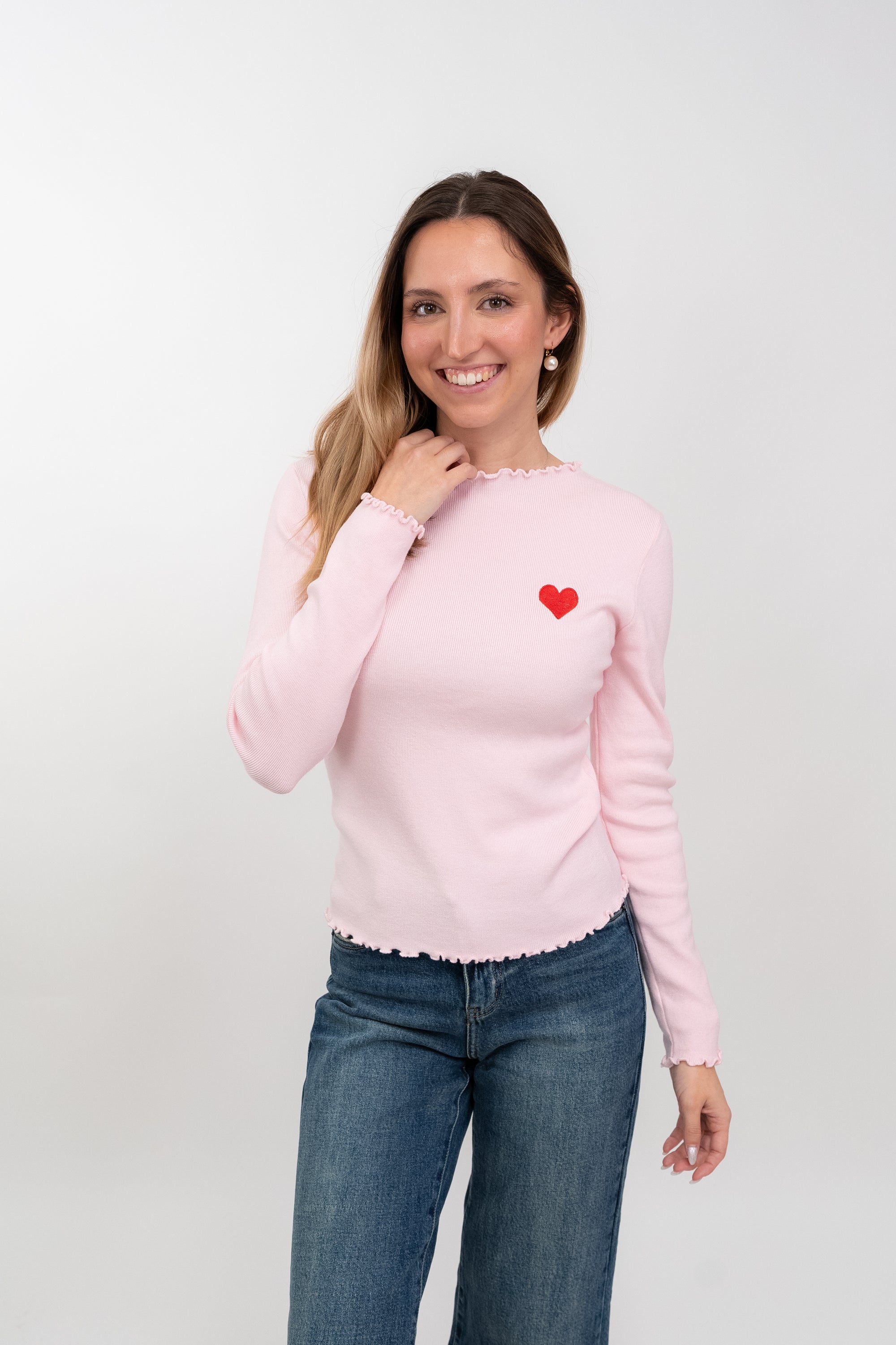Camisola de Malha com Coração