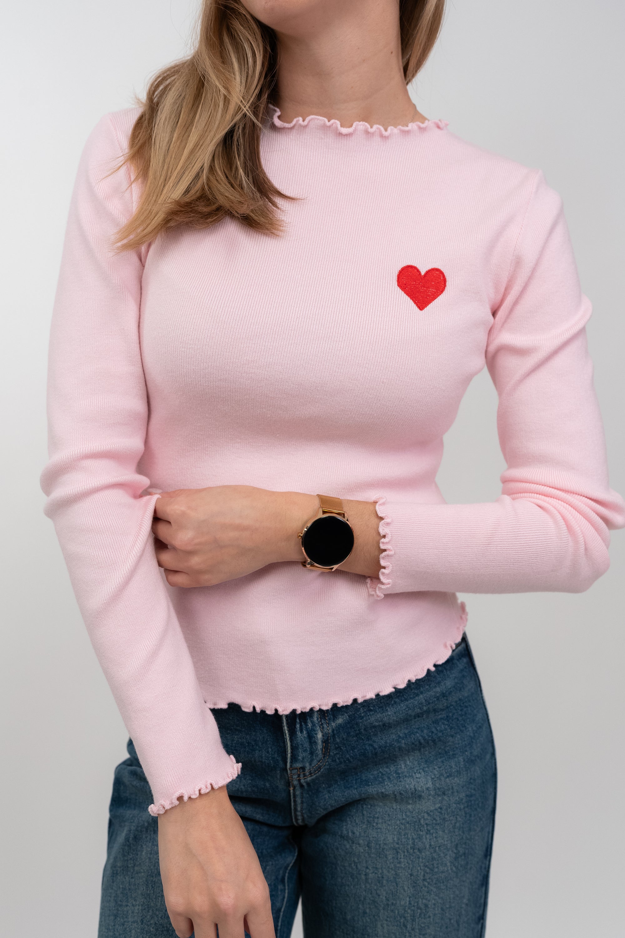 Camisola de Malha com Coração
