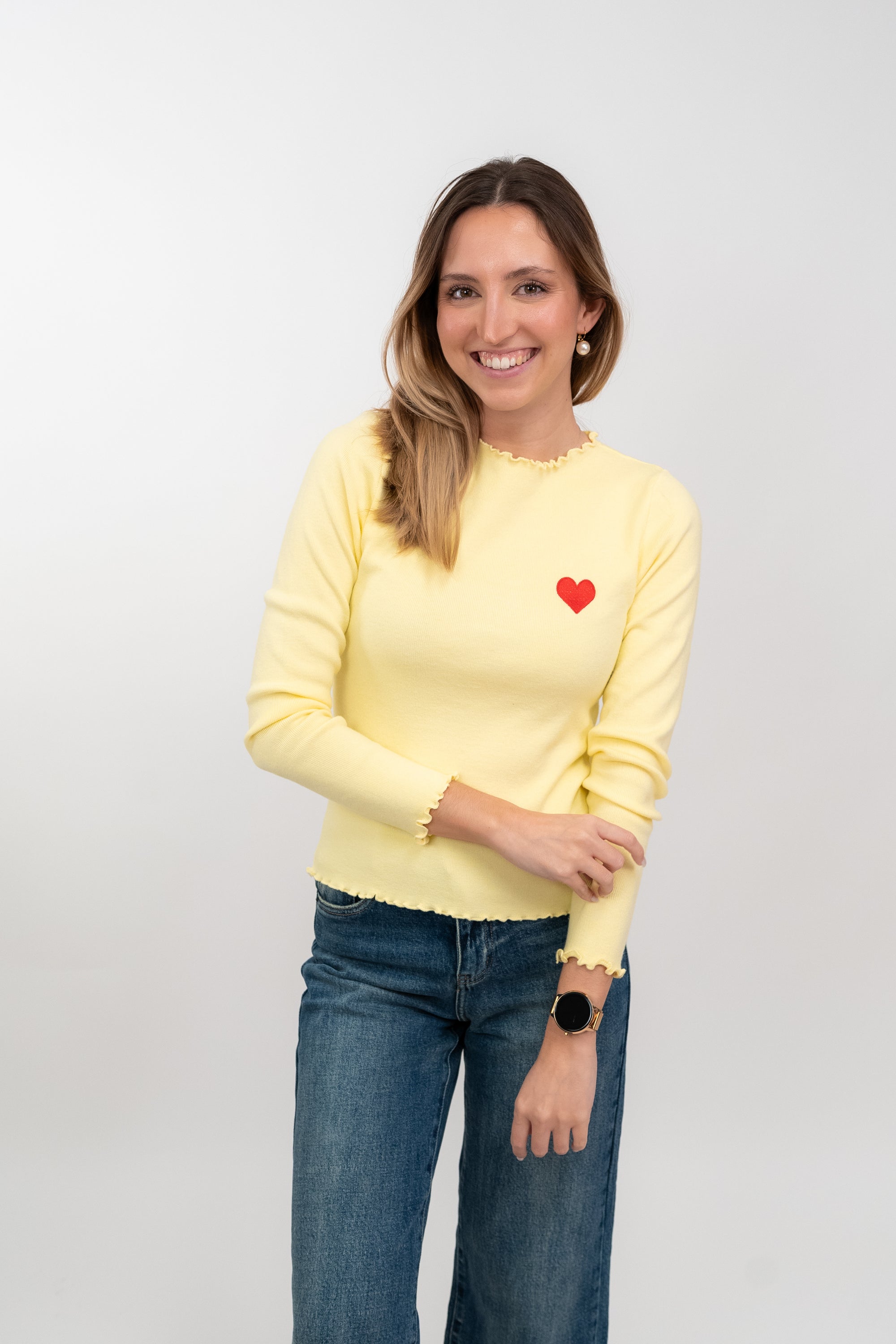 Camisola de Malha com Coração