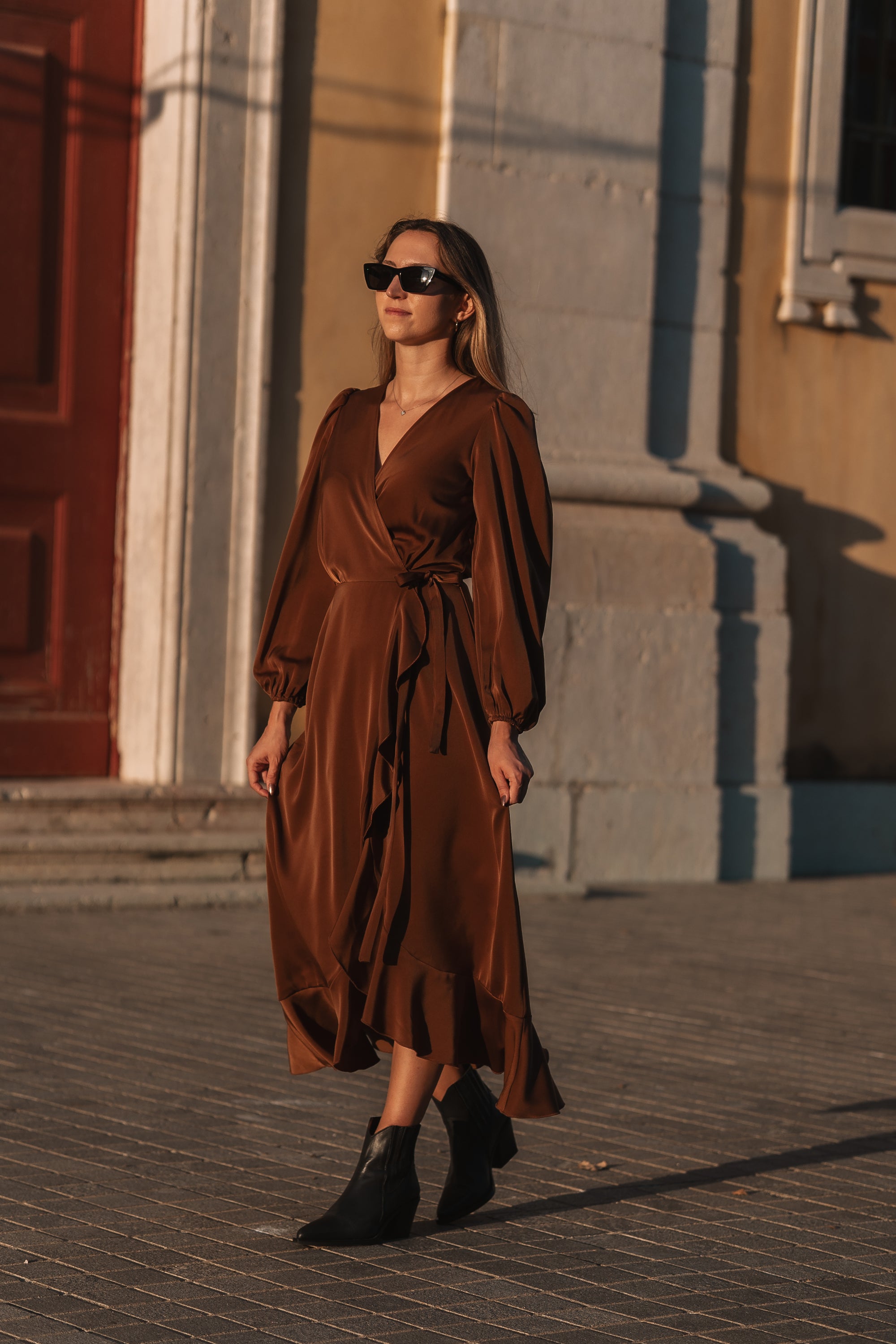 Vestido Acetinado