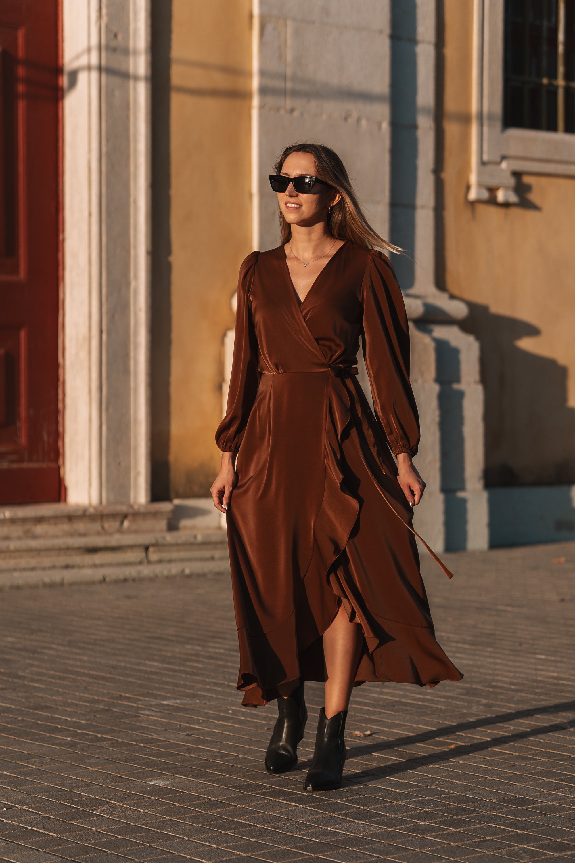 Vestido Acetinado