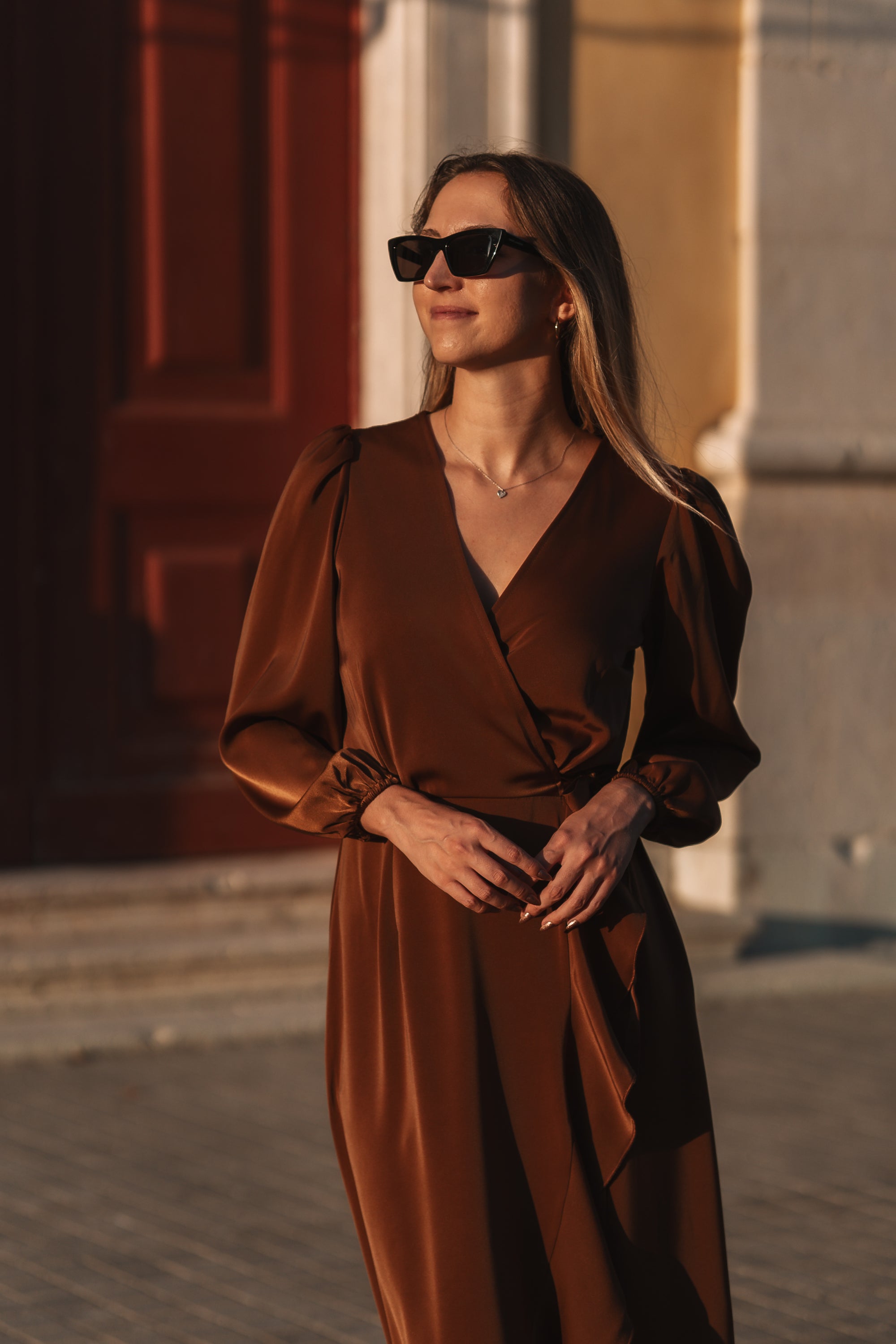 Vestido Acetinado