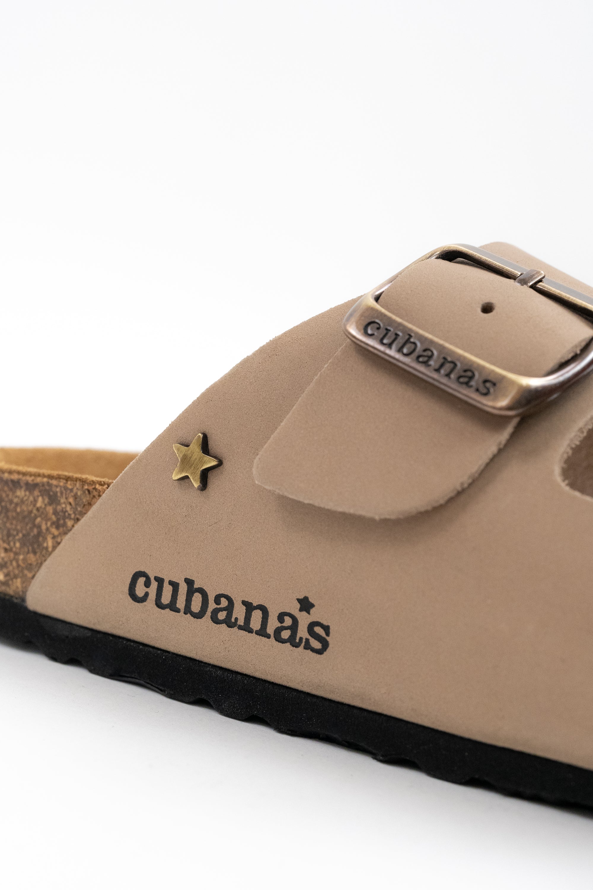 Amalia-Sandalia de Piel con Dos Tiras