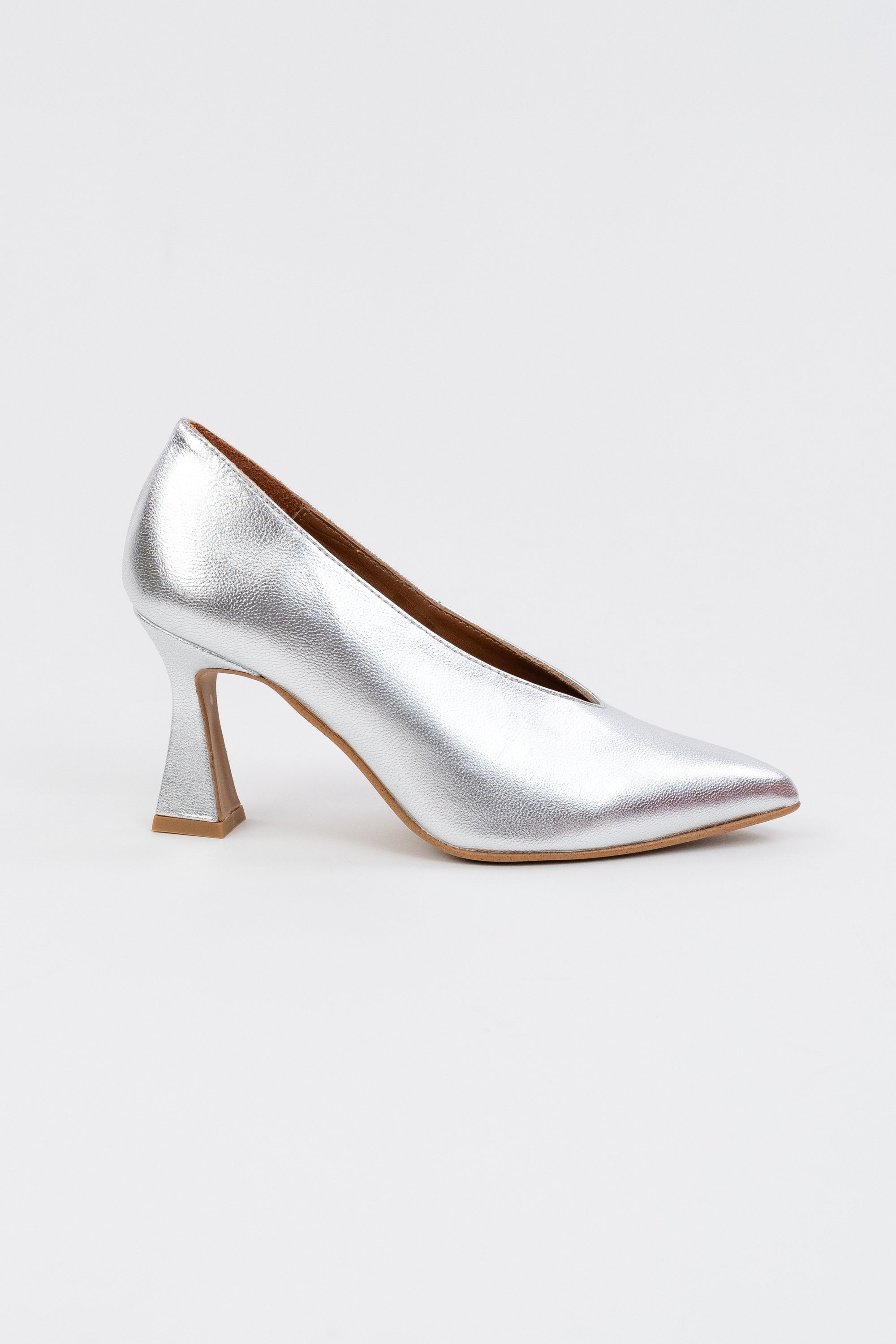 Sapato Stiletto em Pele