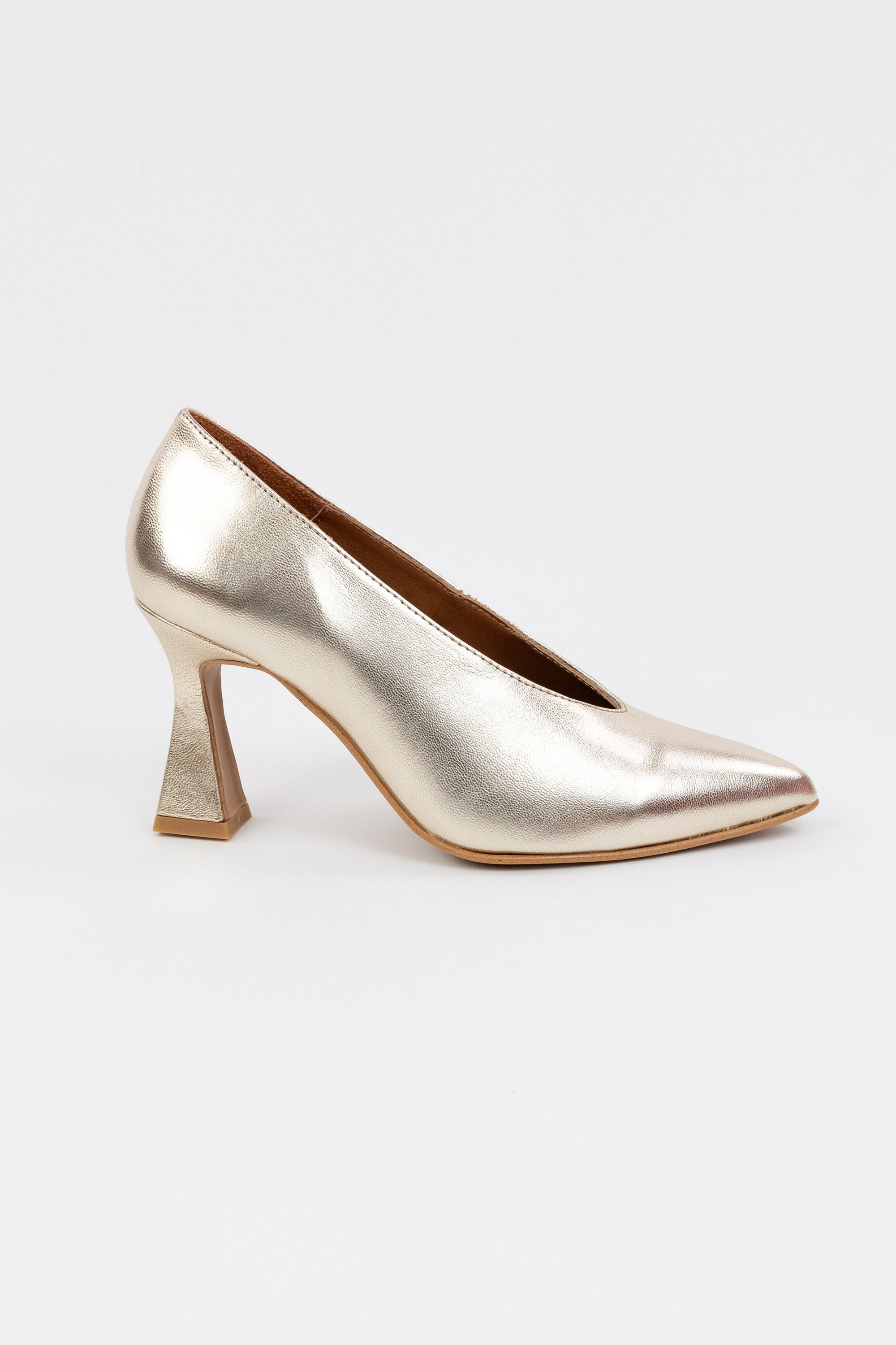Sapato Stiletto em Pele