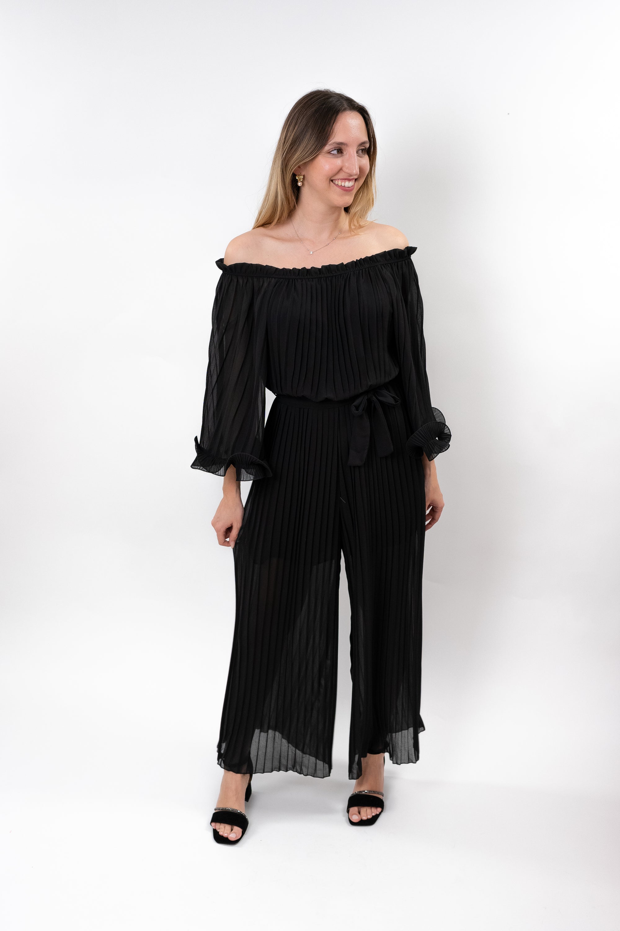 Pleated Jumpsuit