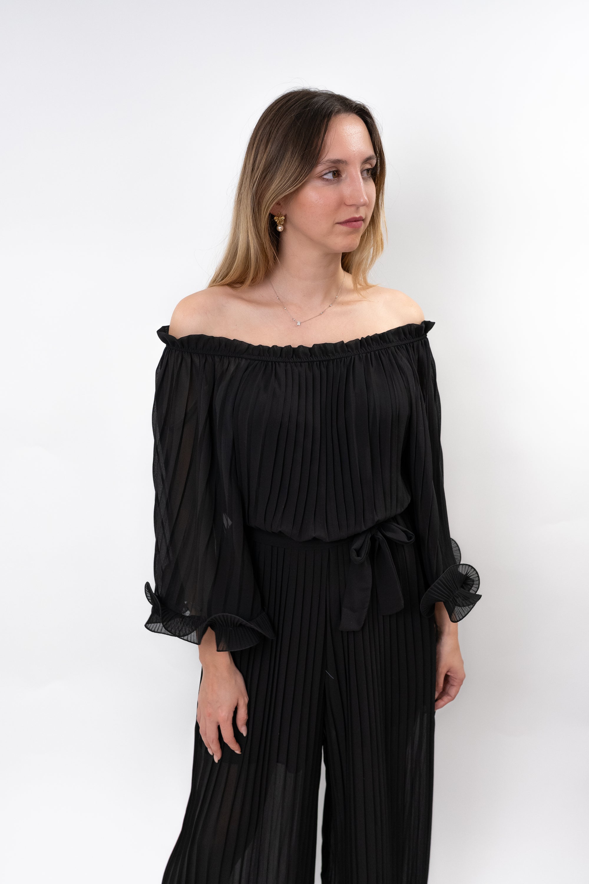 Pleated Jumpsuit