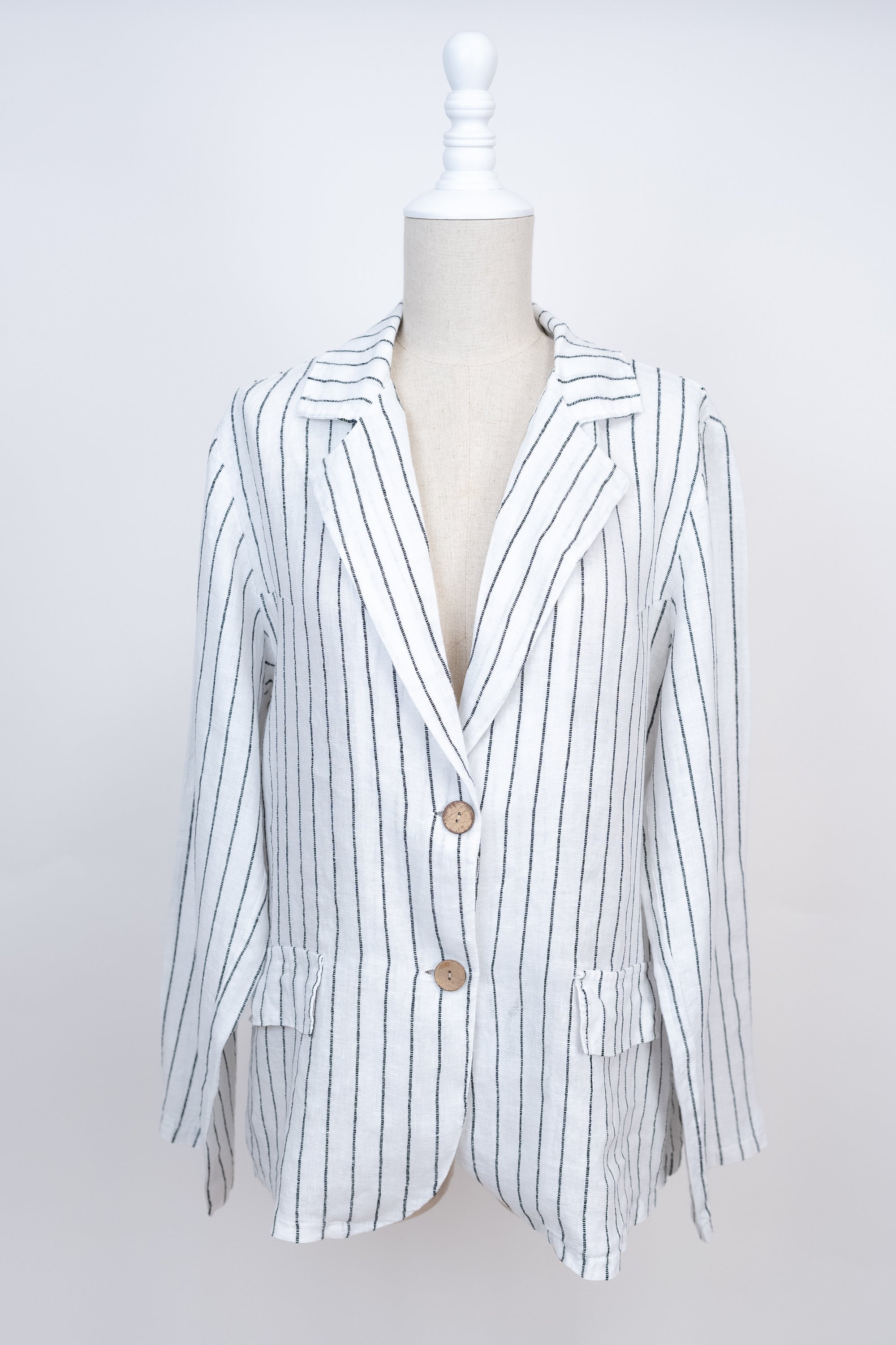 Blazer 100% Linho c/ Riscas