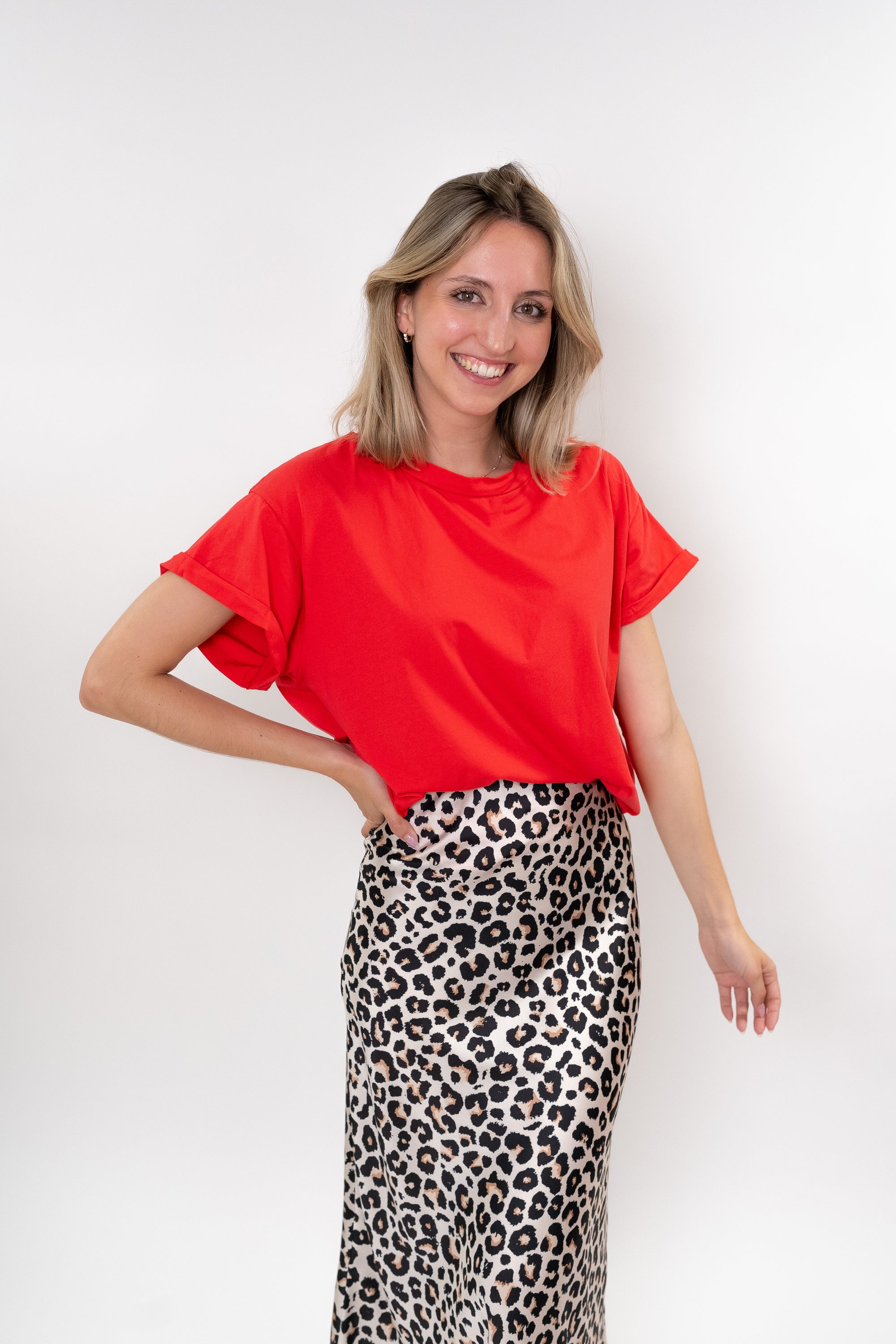 Camiseta básica oversize