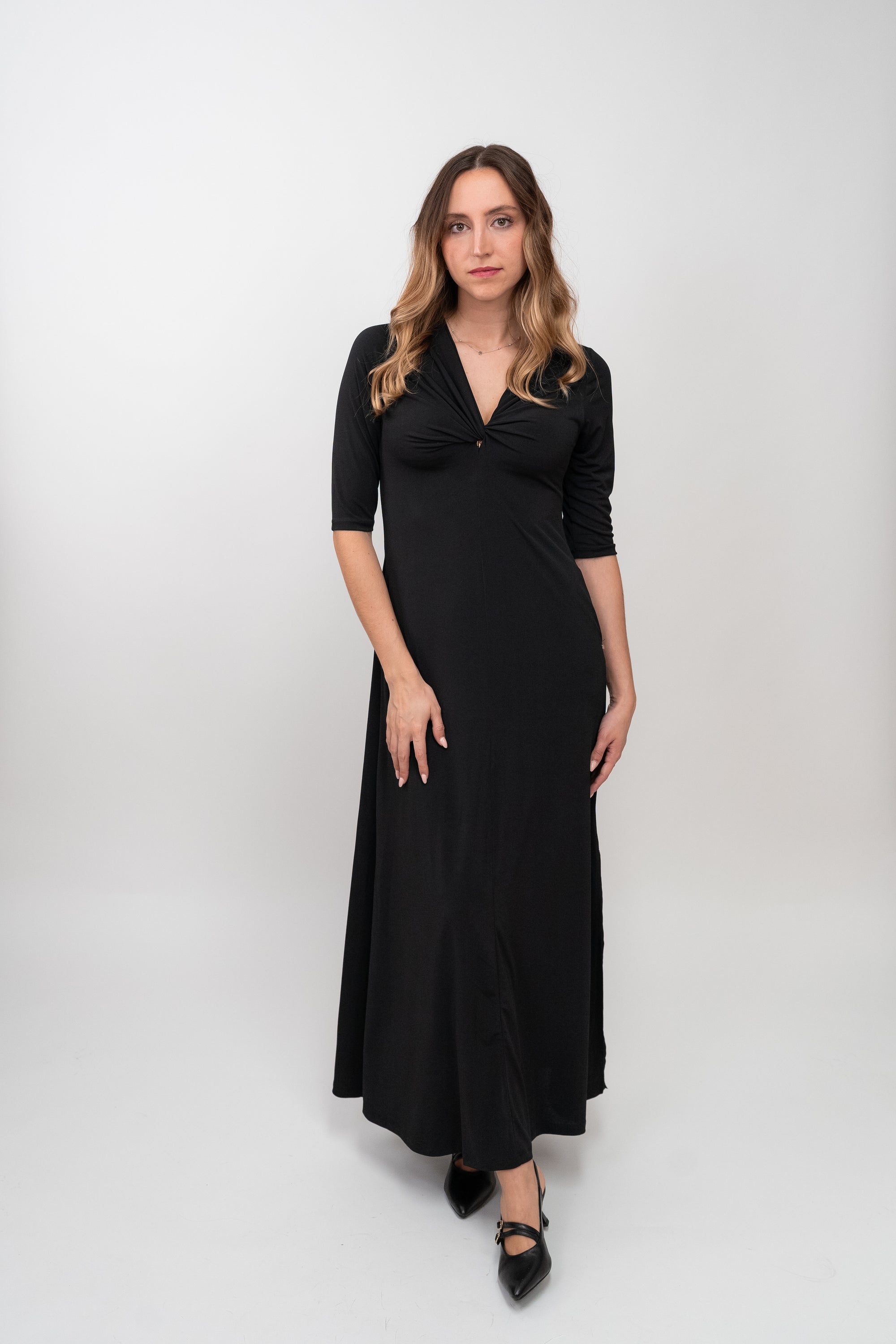 Vestido de Malha Elástica