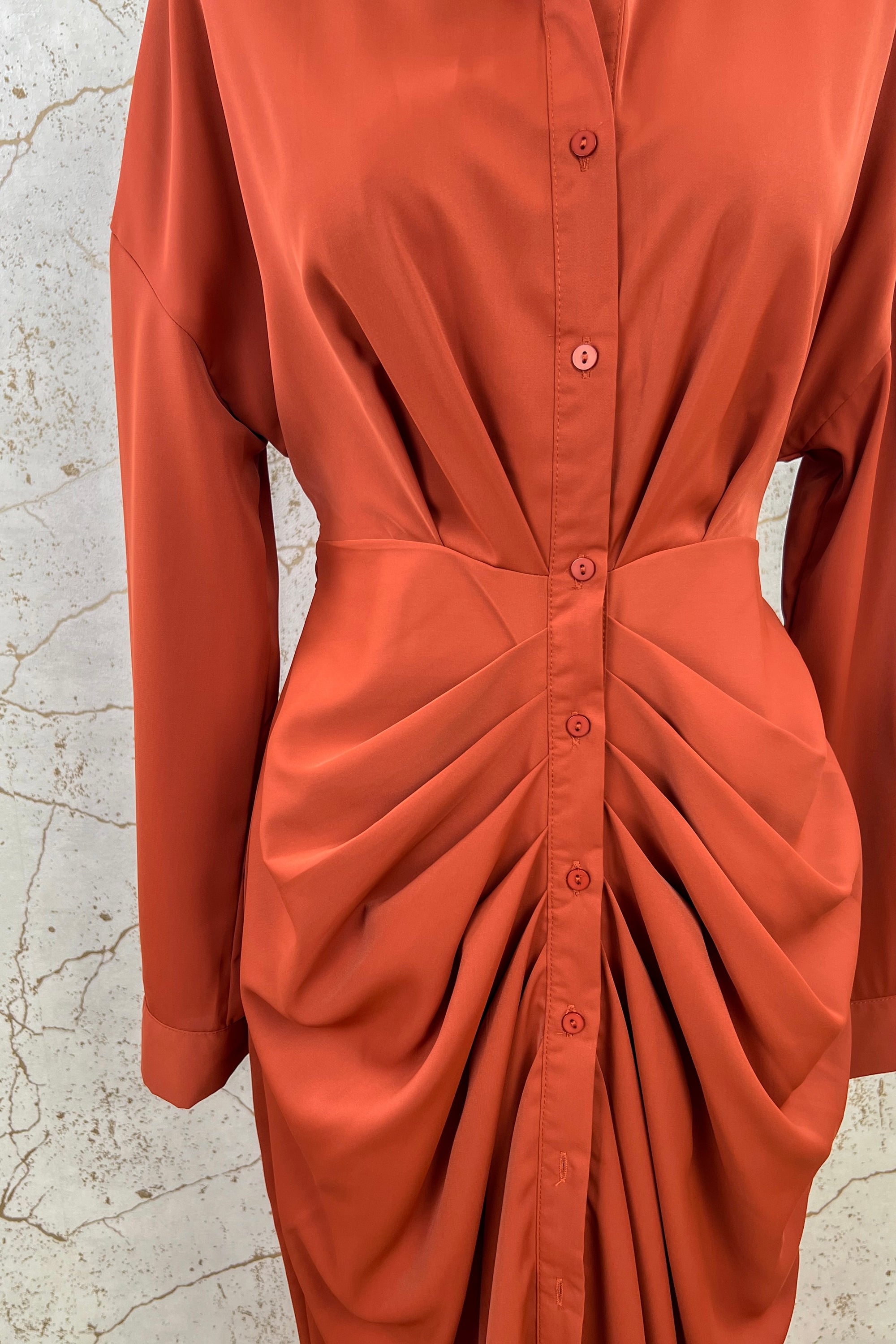 Vestido camisero midi