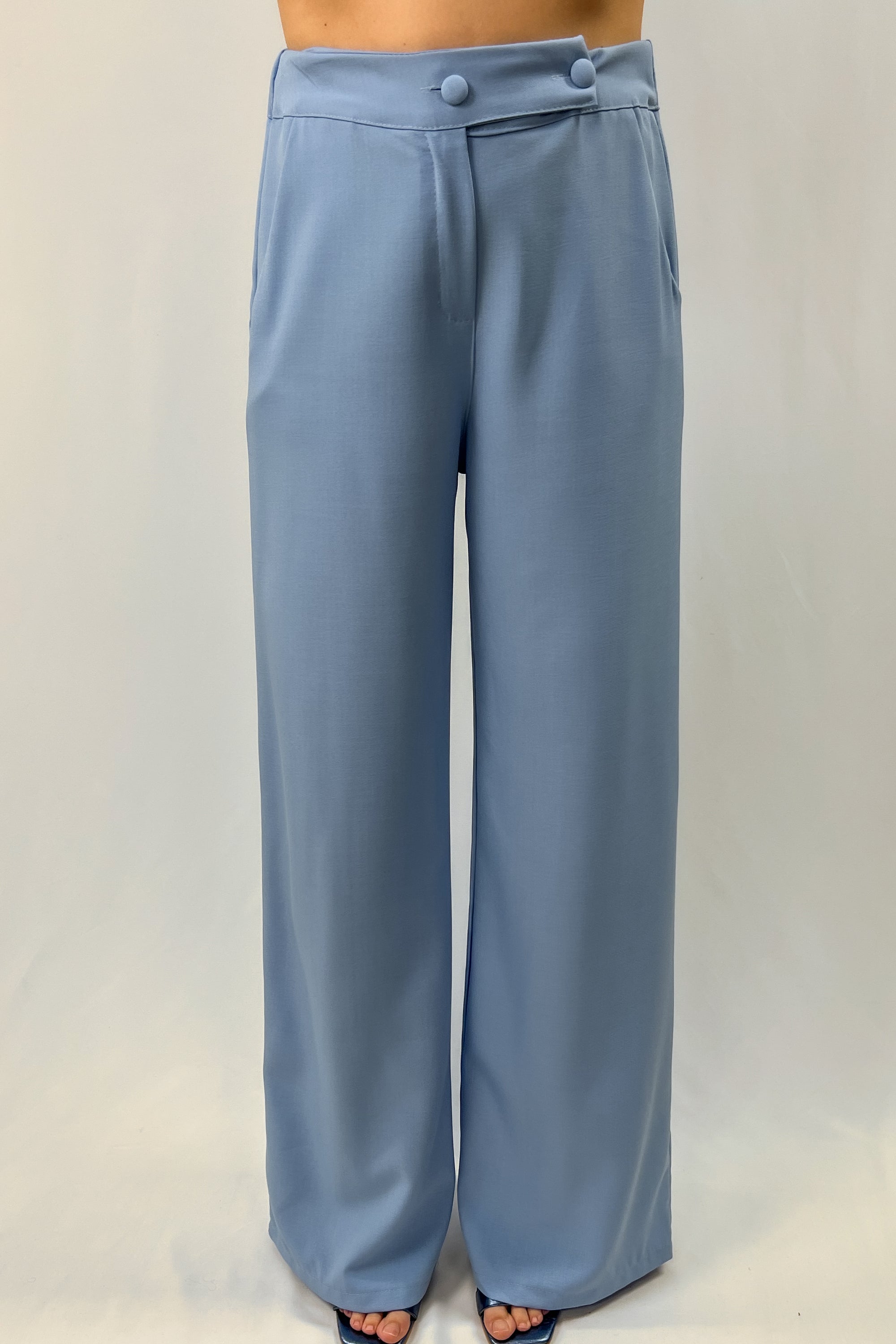 Straight Flowing Trousers