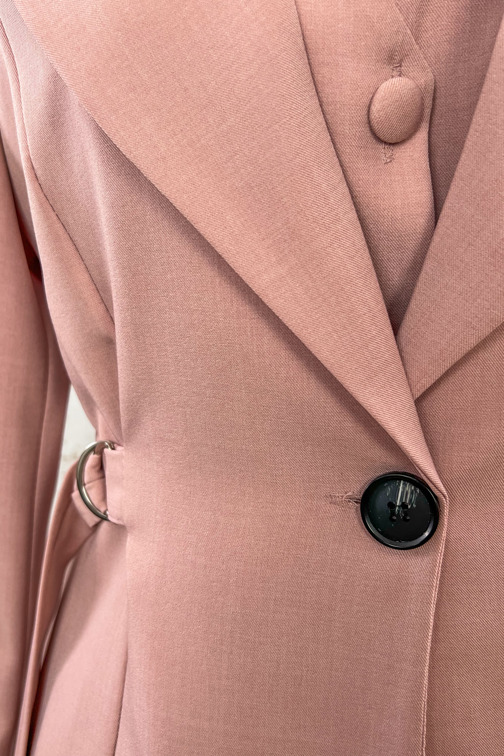 Fitted Blazer with Ties