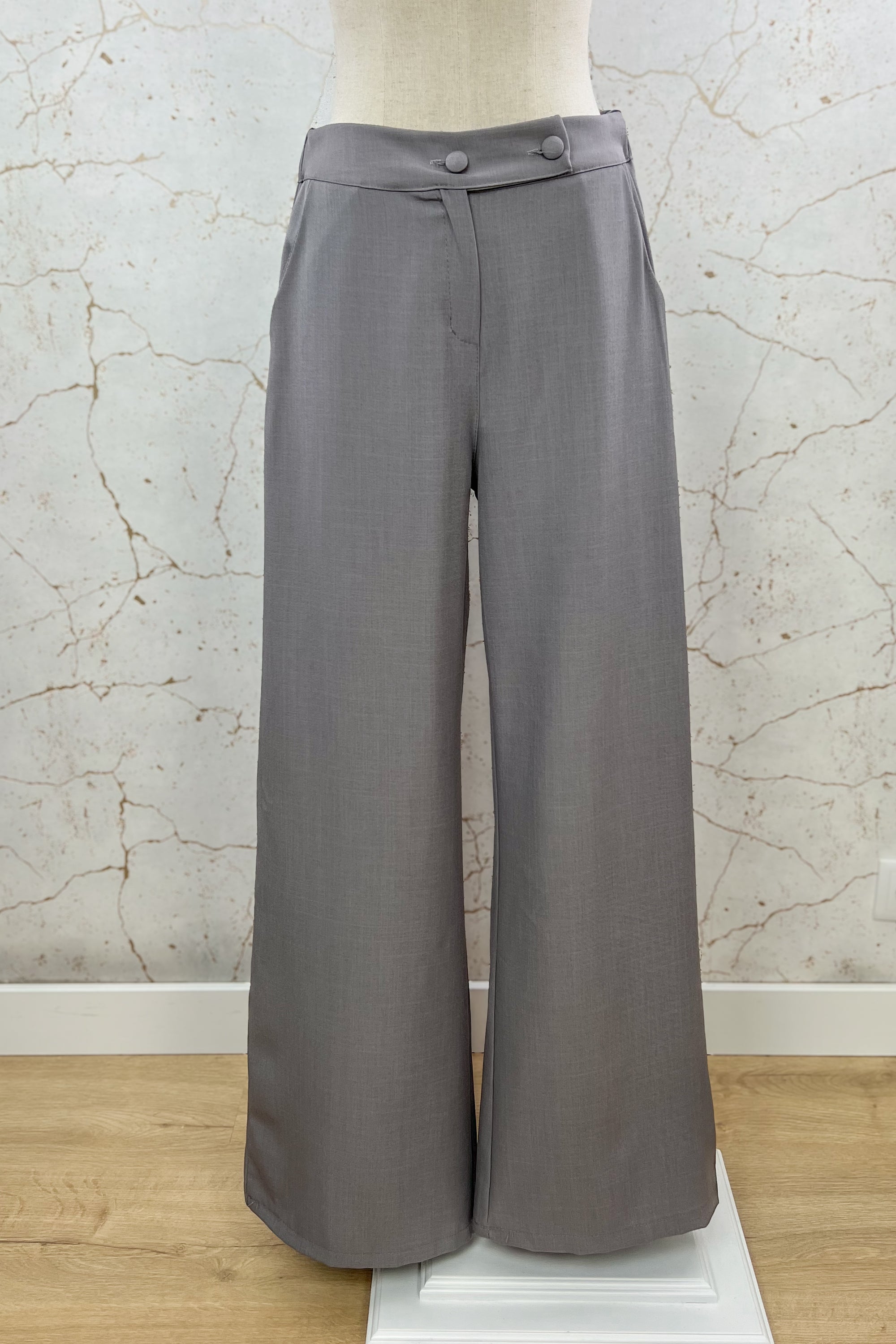 Straight Flowing Trousers