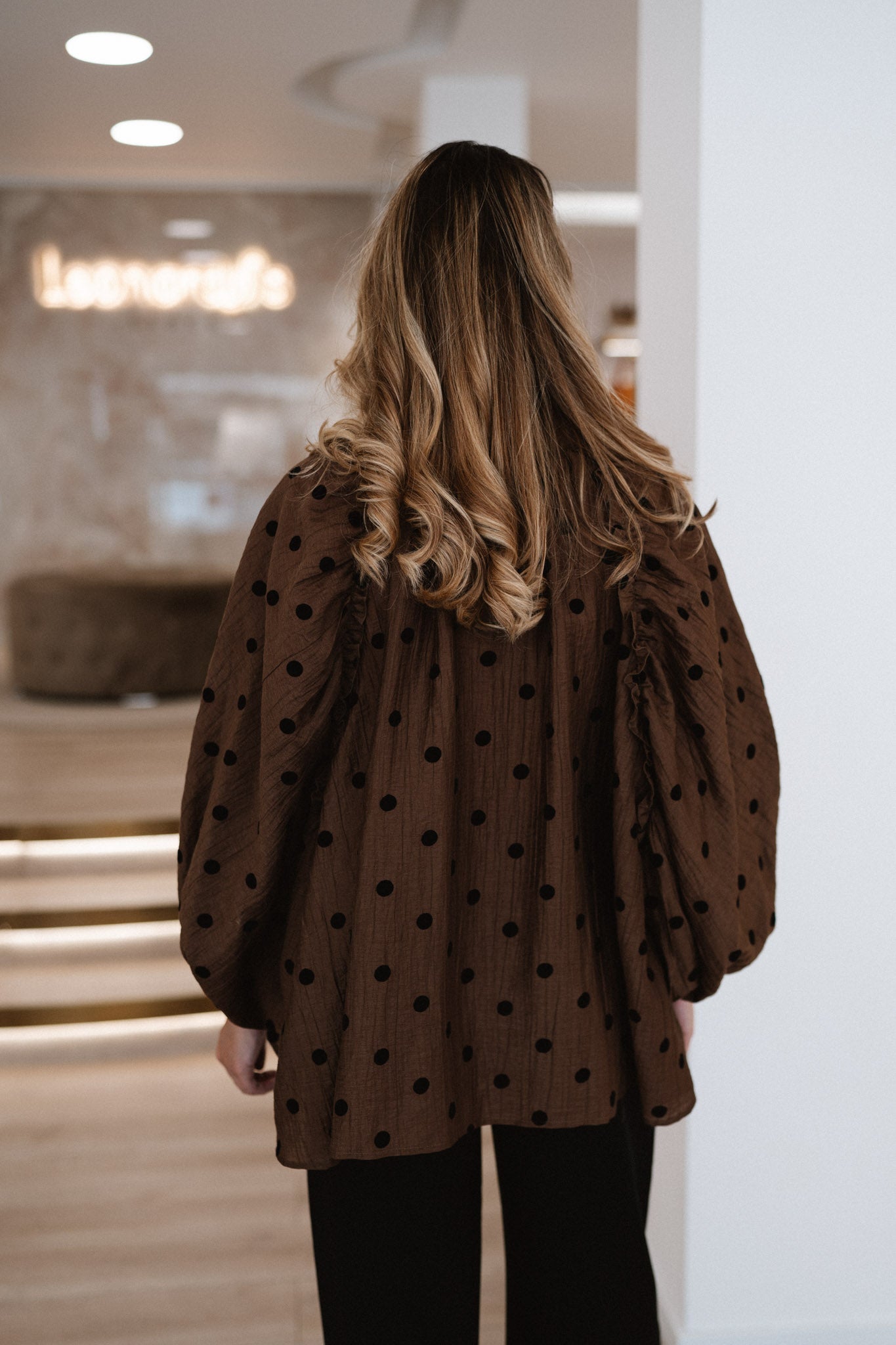 Blusa Oversize de Bolinhas