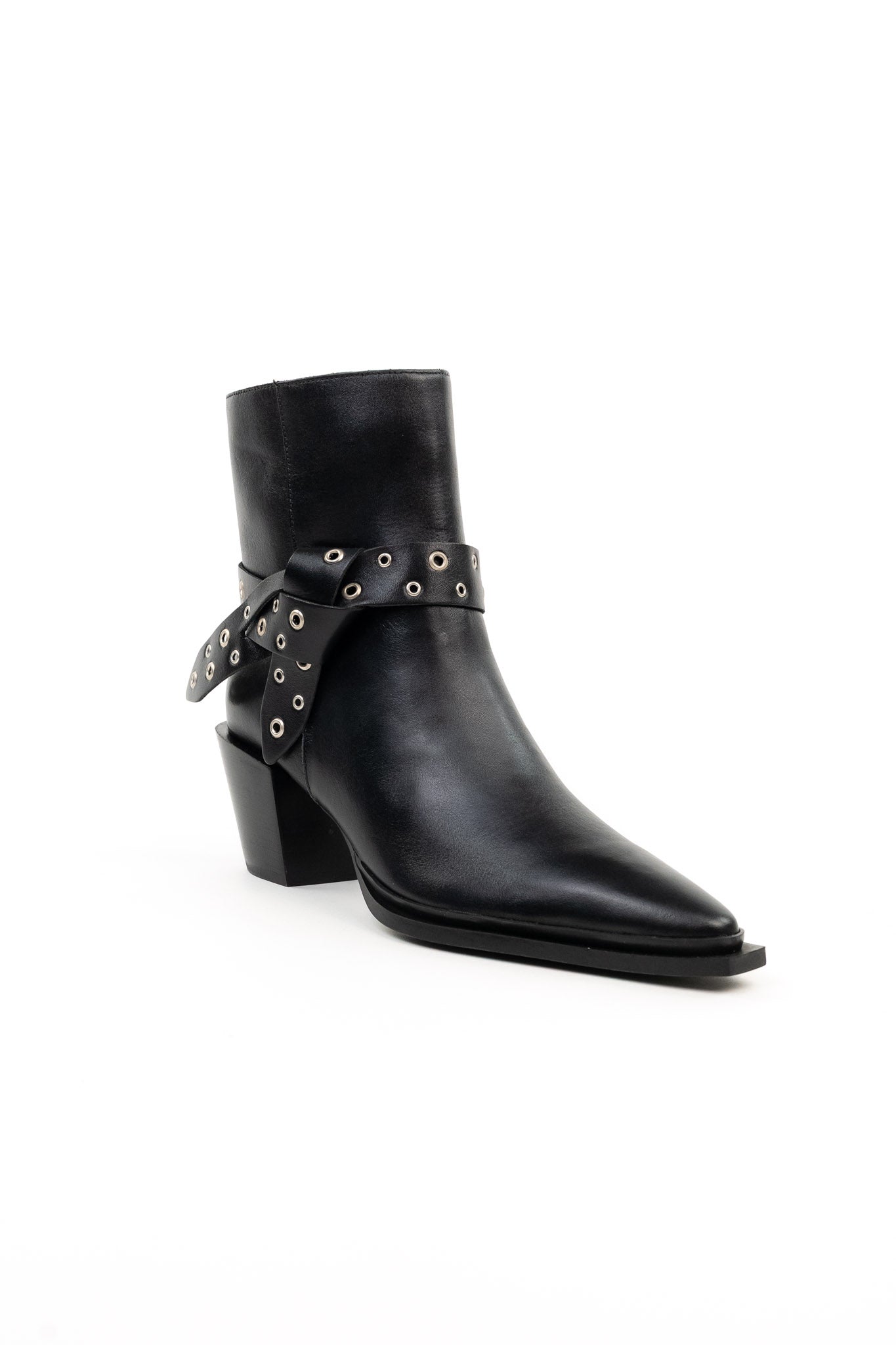 Bota em Pele Estilo Texana
