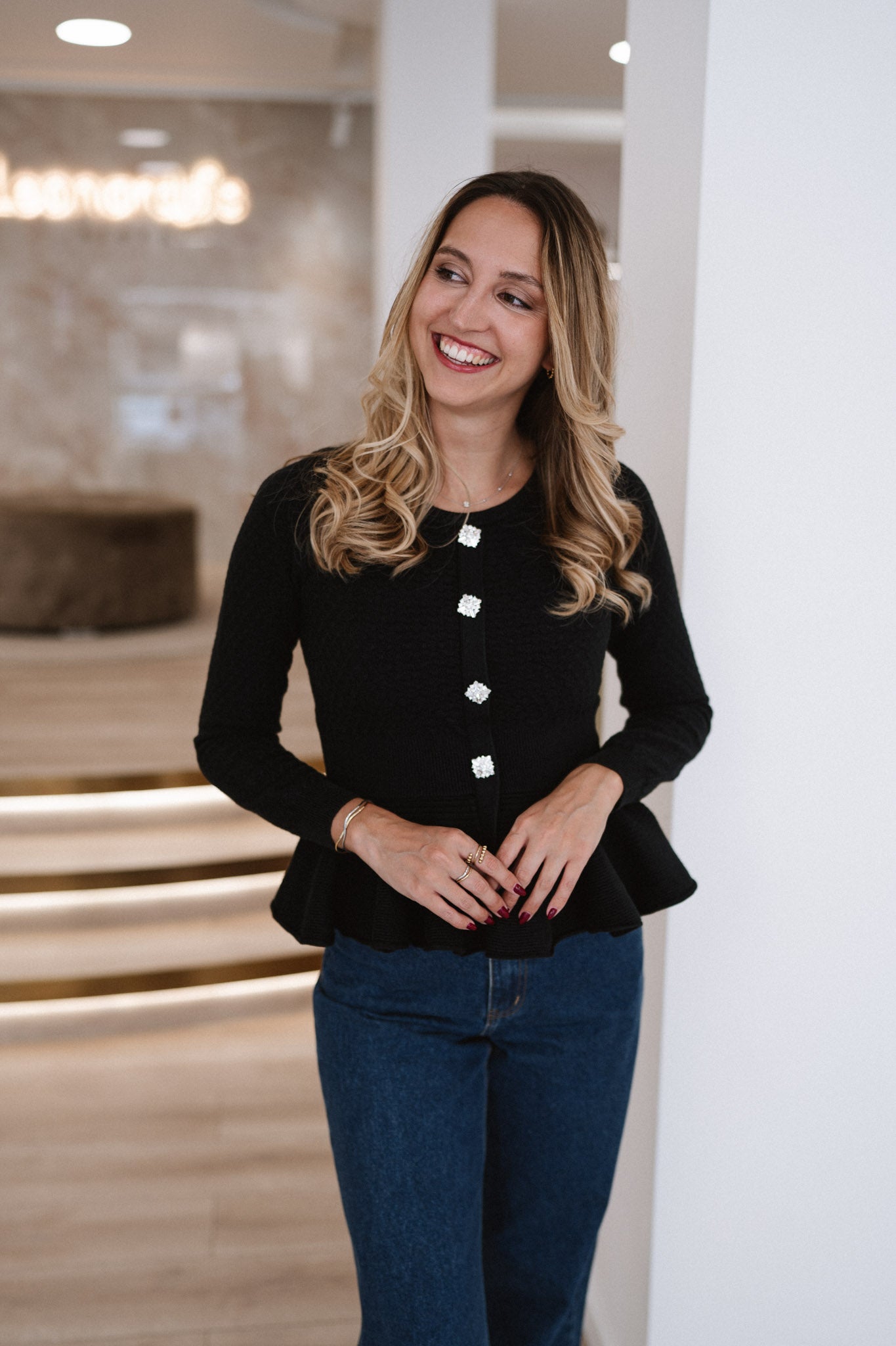 Camisola de Malha com Botões