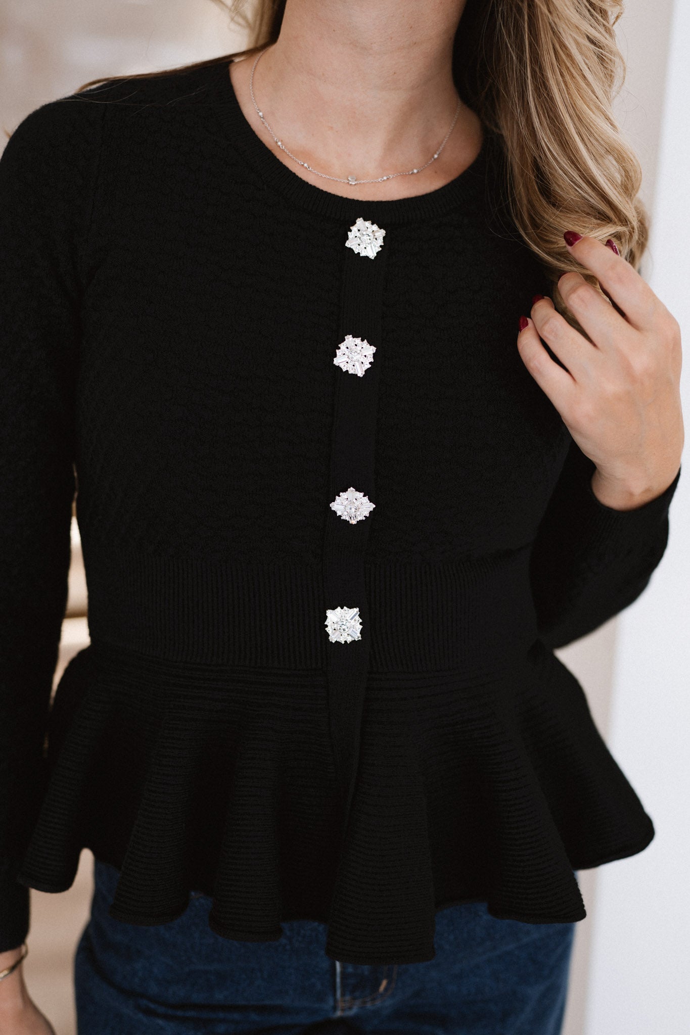 Camisola de Malha com Botões