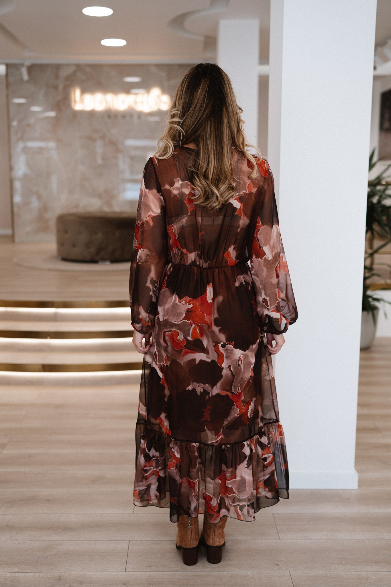 Vestido Comprido Estampado
