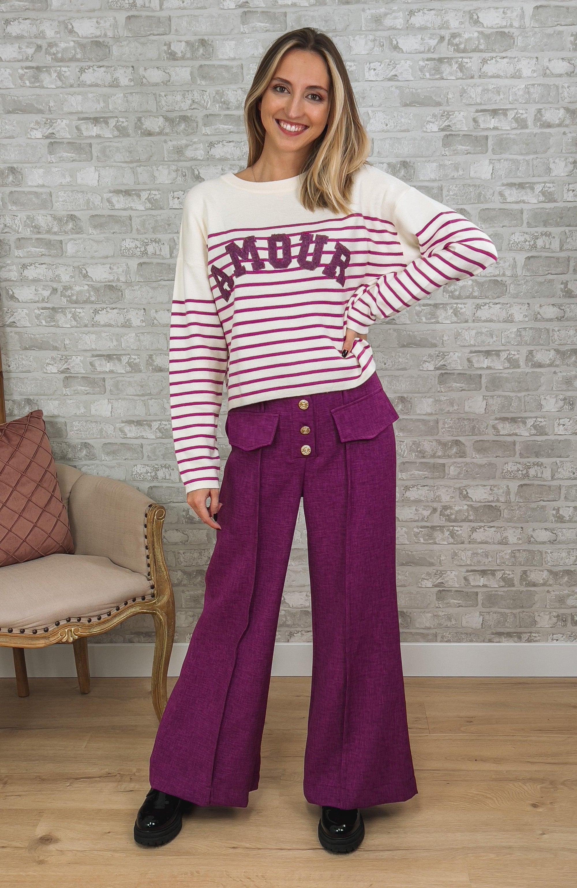 Elegant Trousers with Darts