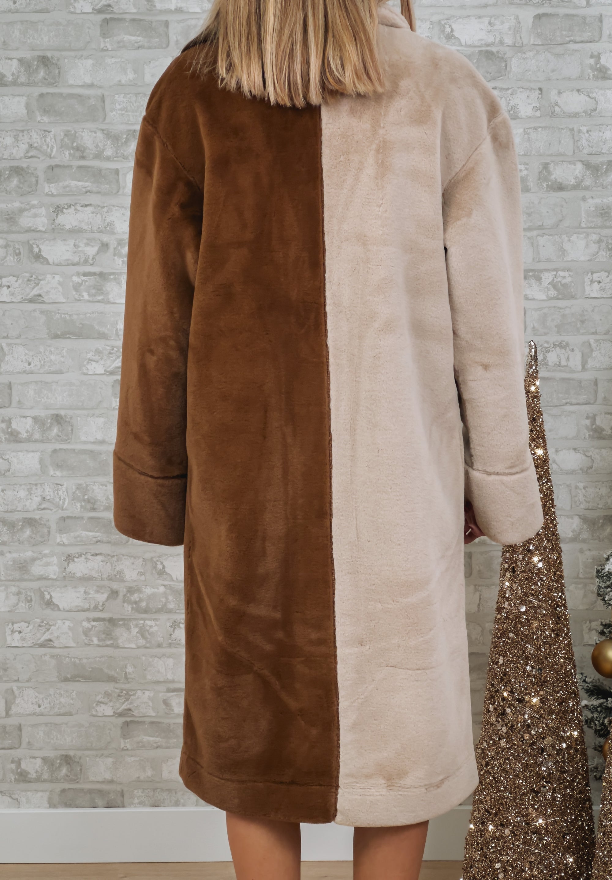 Abrigo de pelo largo