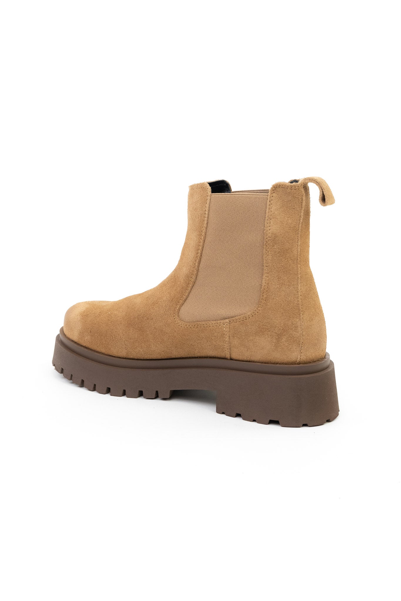 Bota de Plataforma em Camurça