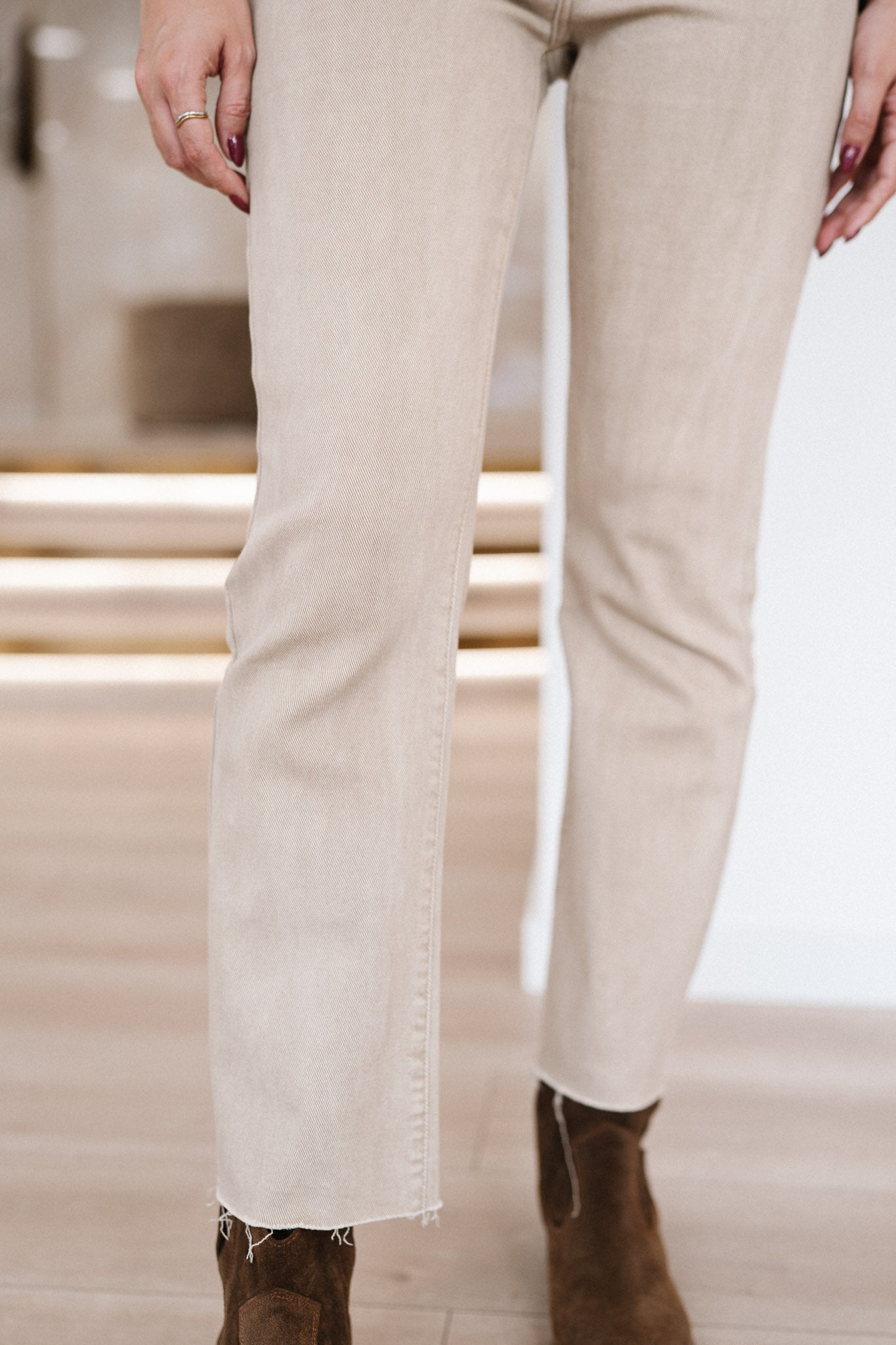 Calças de Ganga Flare Fit