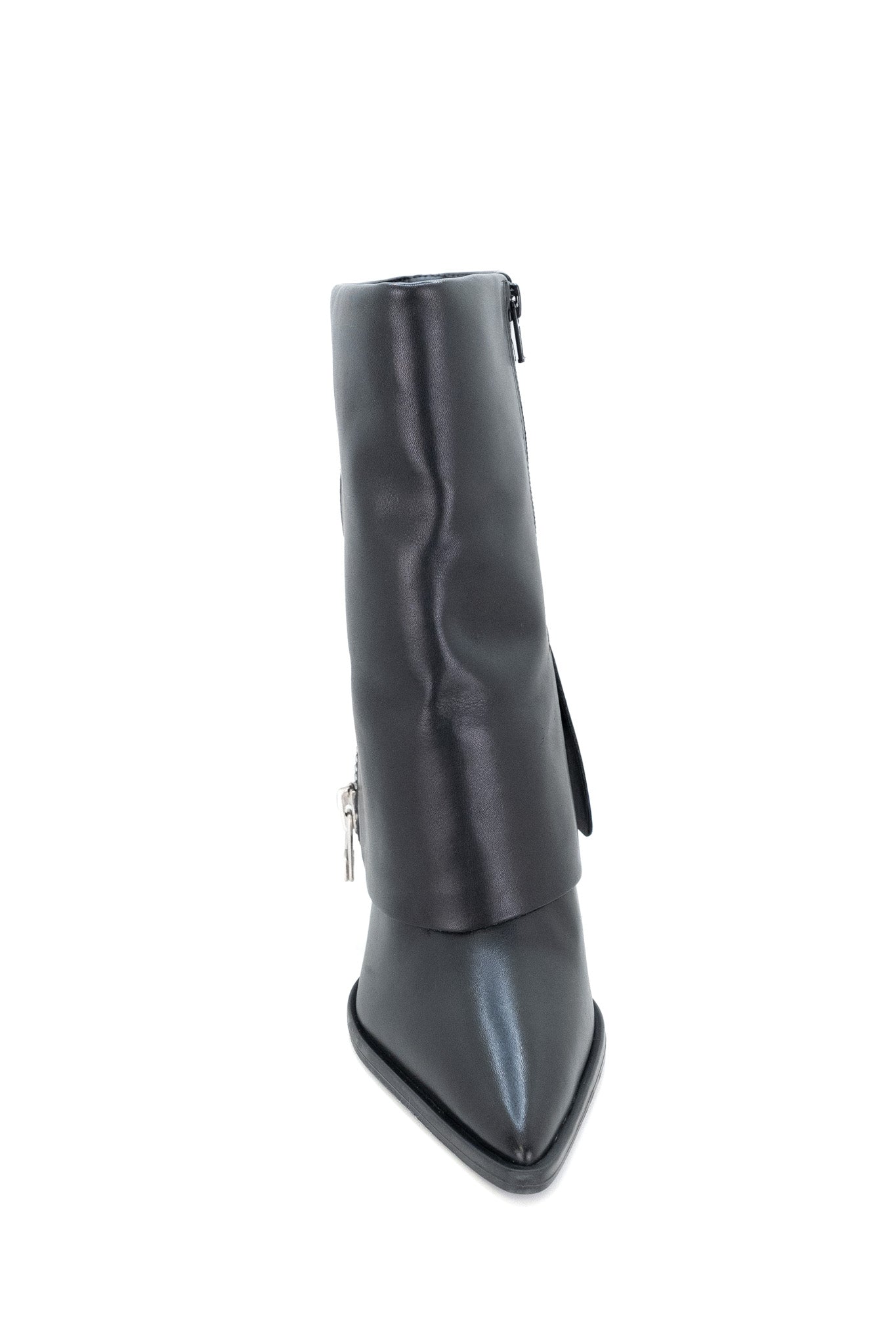 Bota em Pele de Salto Alto