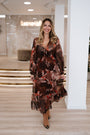 Vestido Comprido Estampado